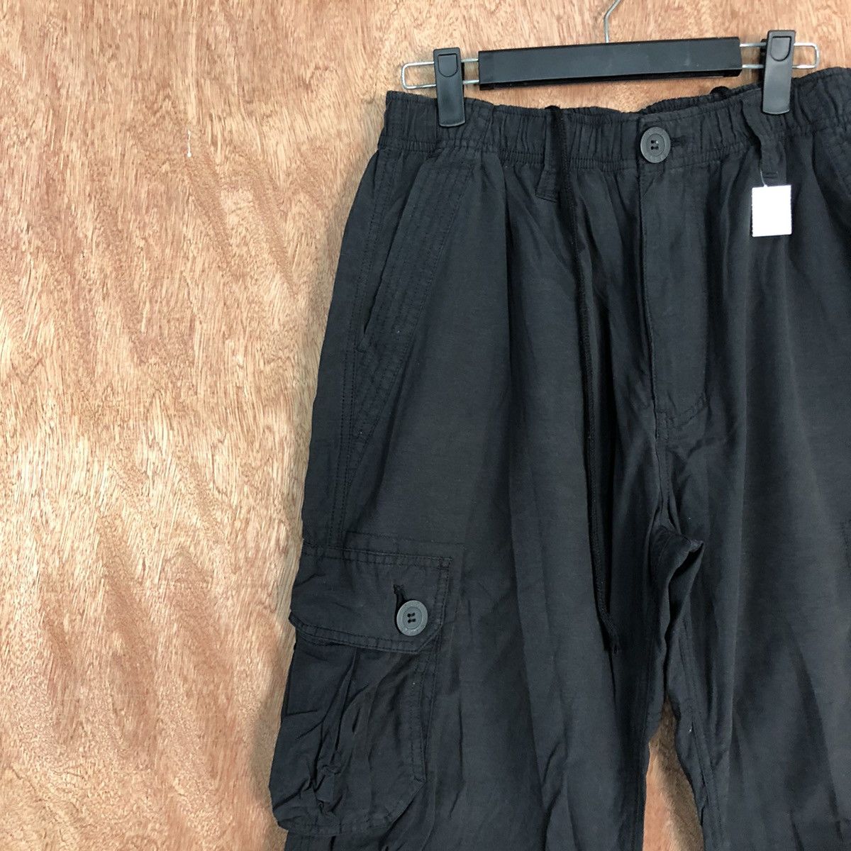 Japanese Brand DL RedSkin Black Multipocket Cargo Pants #1925 Size US 32 / EU 48 - 5 Thumbnail