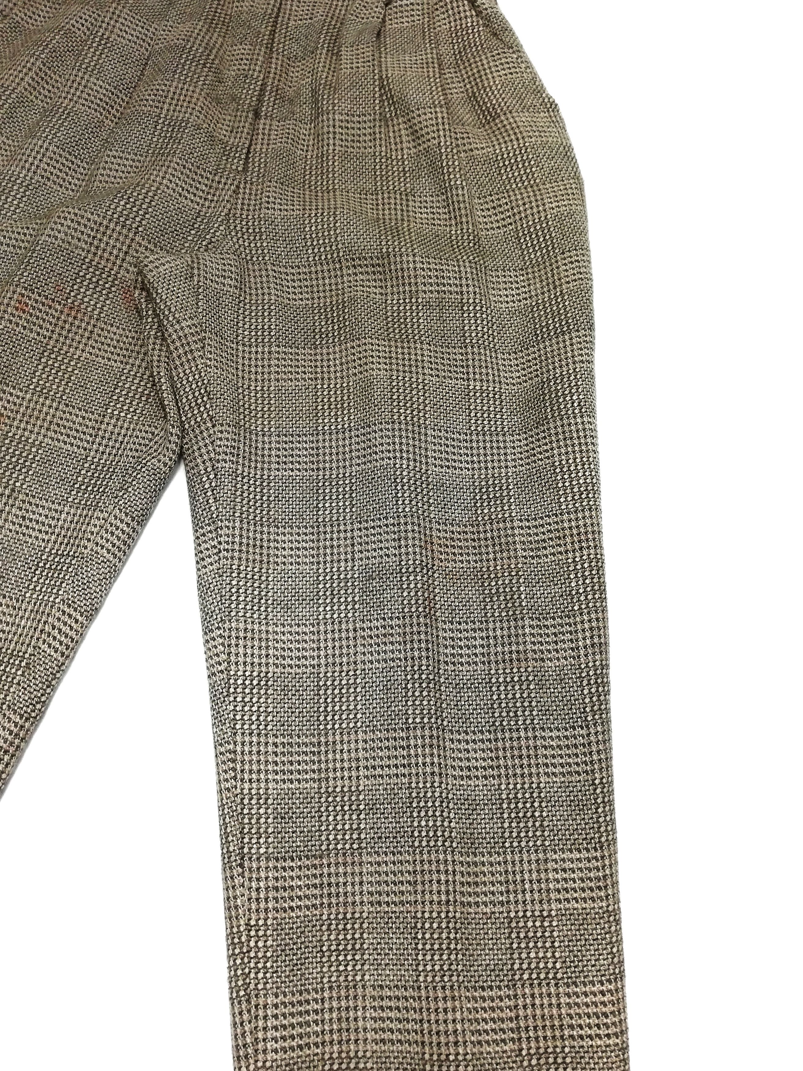 Balenciaga 🔥Golf Balenciaga Paris Wool Tartan Trousers Casual Pants🔥 Size US 26 / EU 42 - 6 Thumbnail