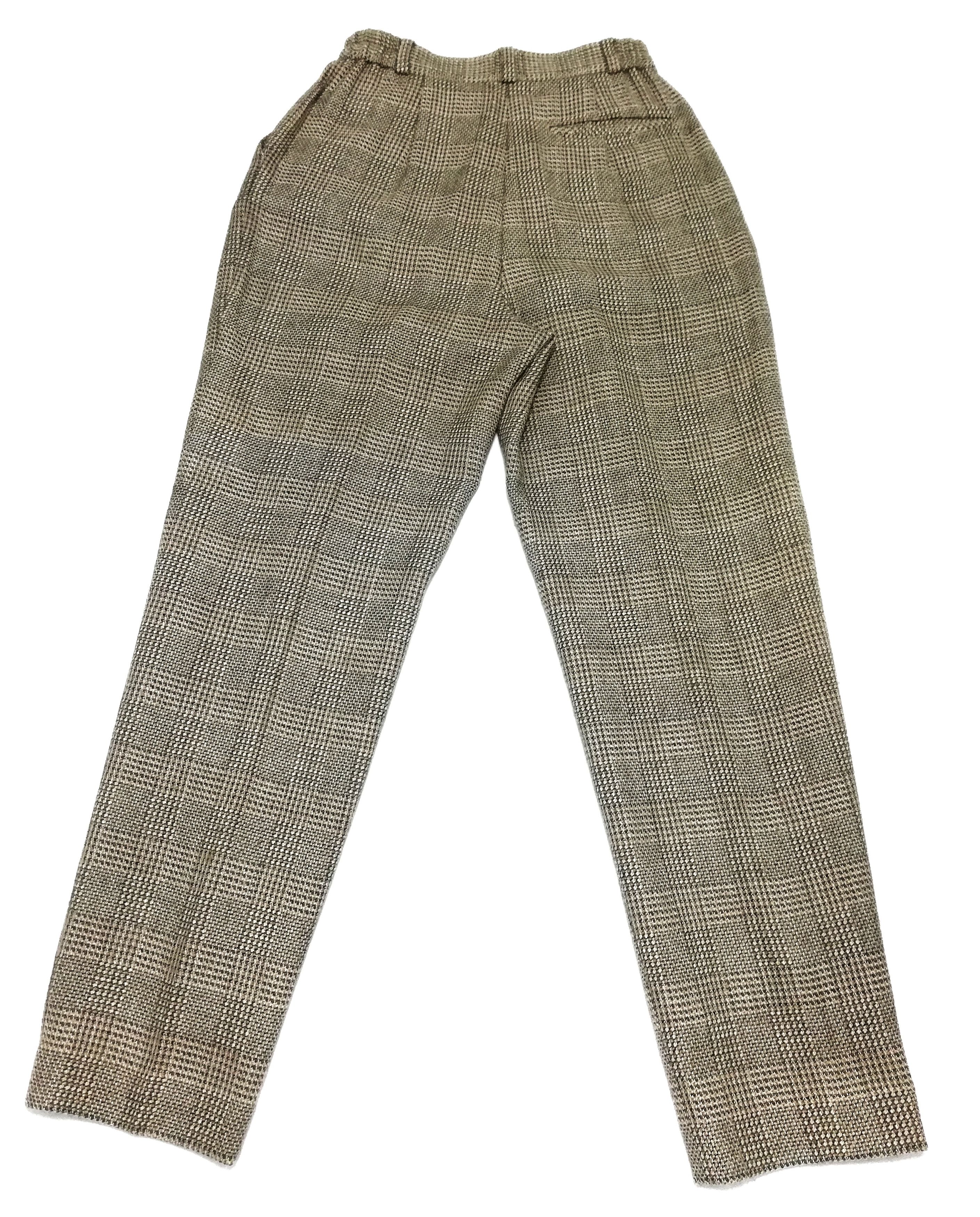 Balenciaga 🔥Golf Balenciaga Paris Wool Tartan Trousers Casual Pants🔥 Size US 26 / EU 42 - 14 Thumbnail