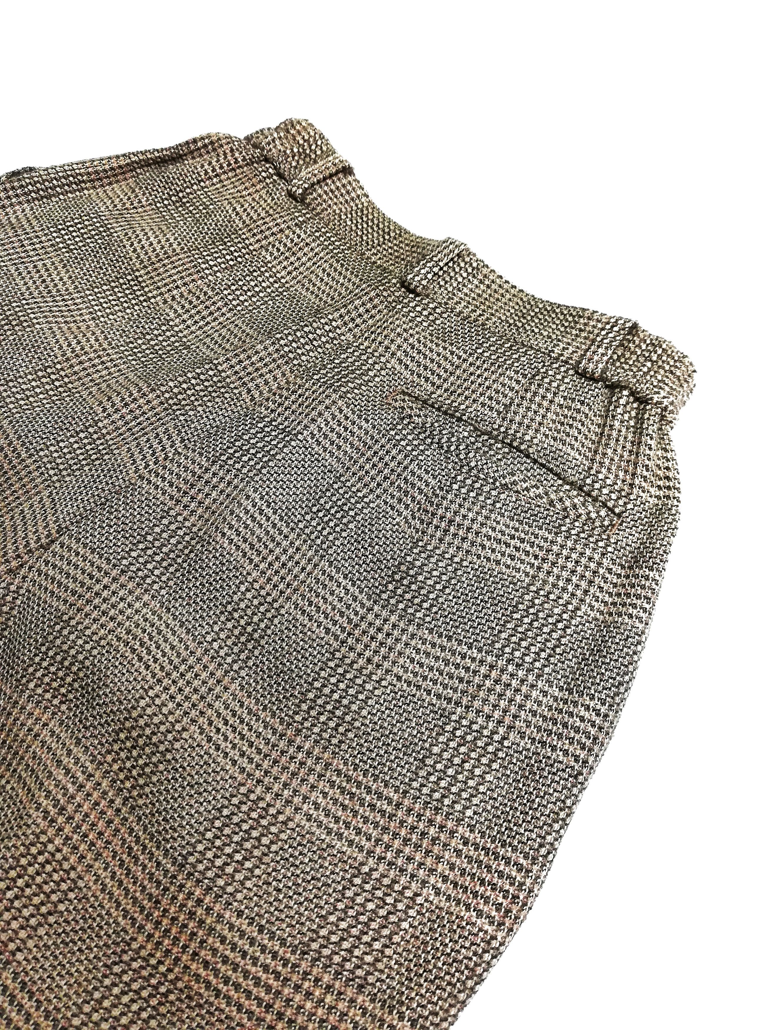 Balenciaga 🔥Golf Balenciaga Paris Wool Tartan Trousers Casual Pants🔥 Size US 26 / EU 42 - 18 Thumbnail