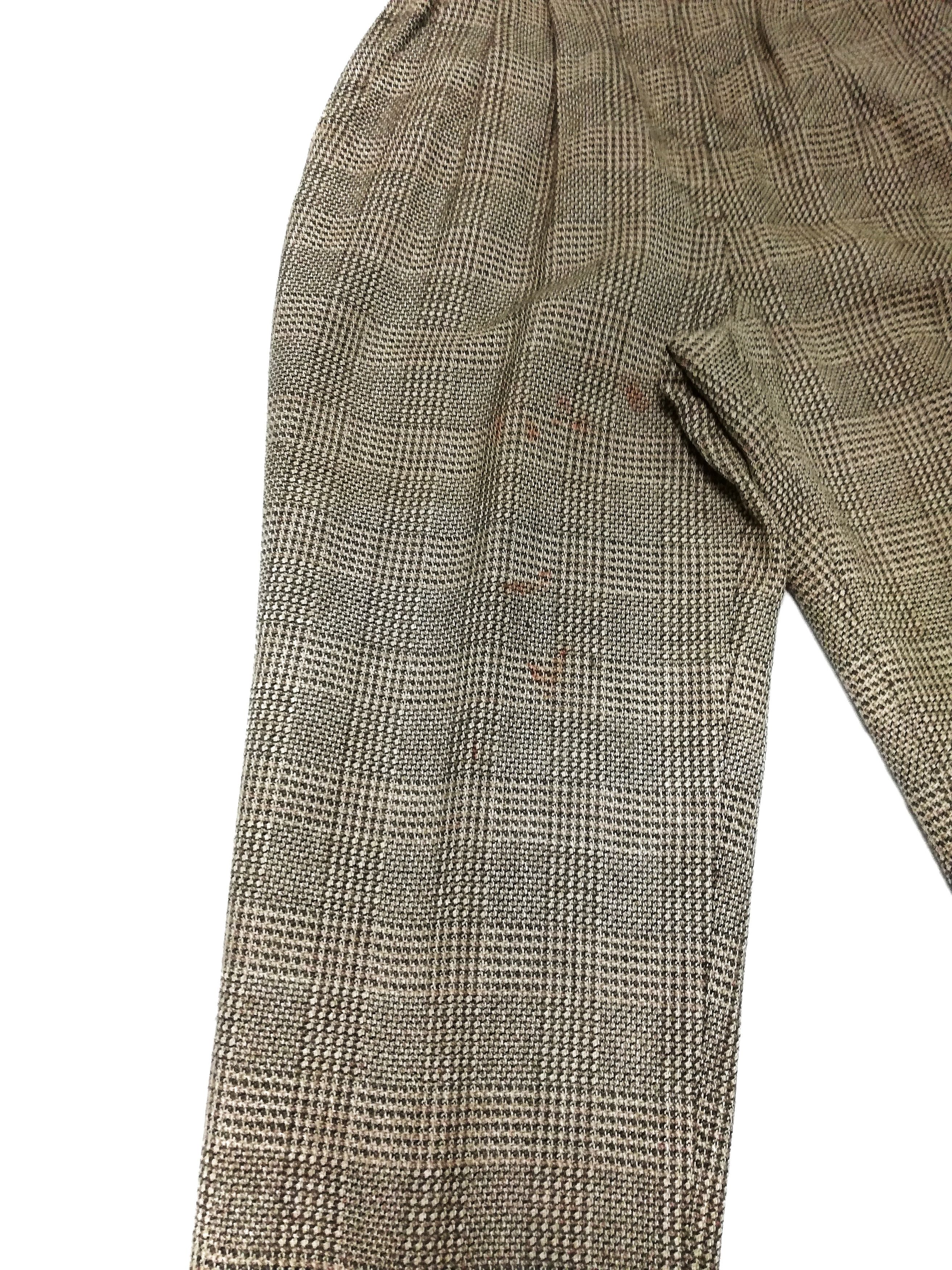 Balenciaga 🔥Golf Balenciaga Paris Wool Tartan Trousers Casual Pants🔥 Size US 26 / EU 42 - 5 Thumbnail