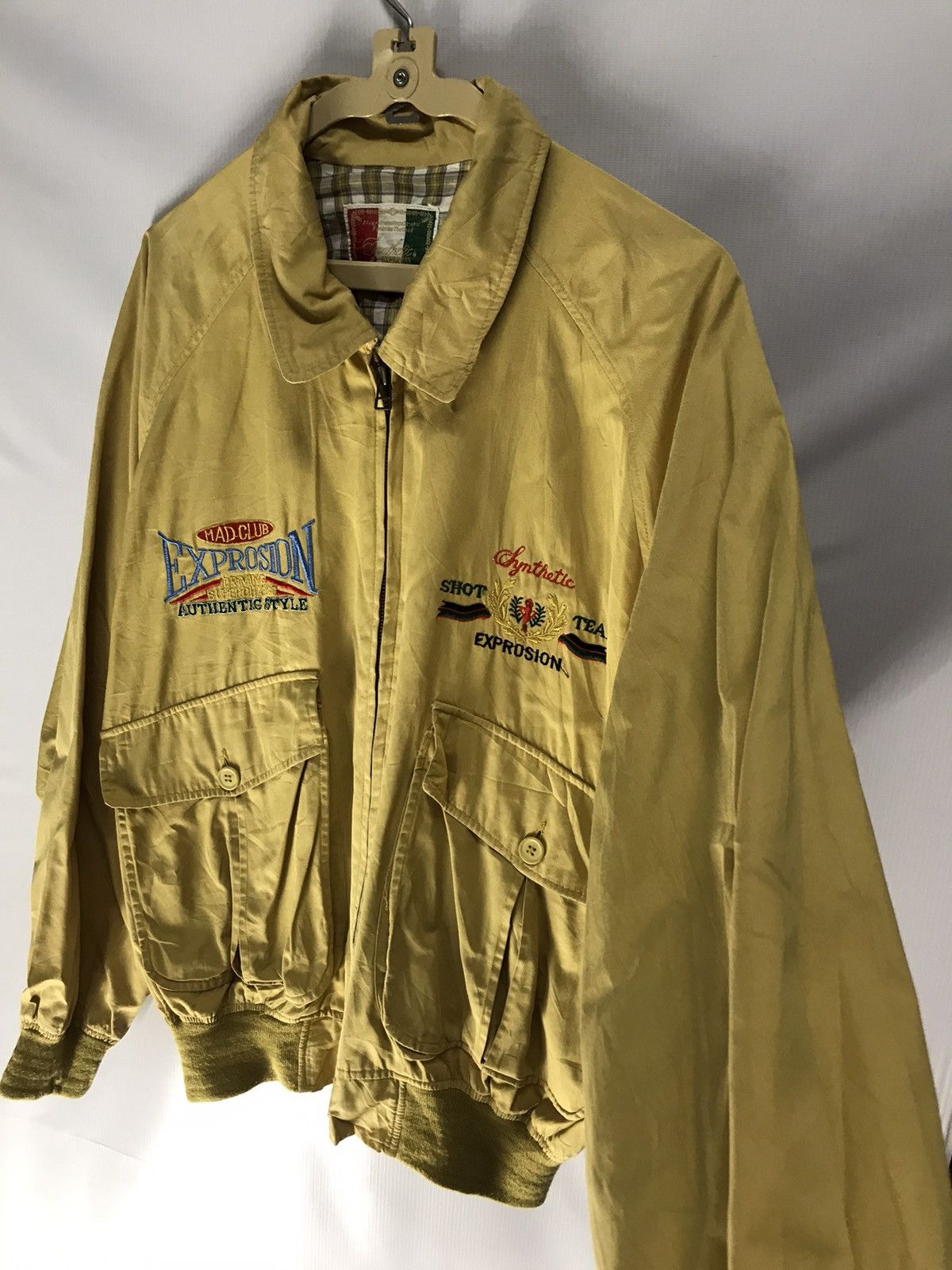 Japanese Brand × Vintage Synthetic explosion light jacket Size US L / EU 52-54 / 3 - 5 Thumbnail