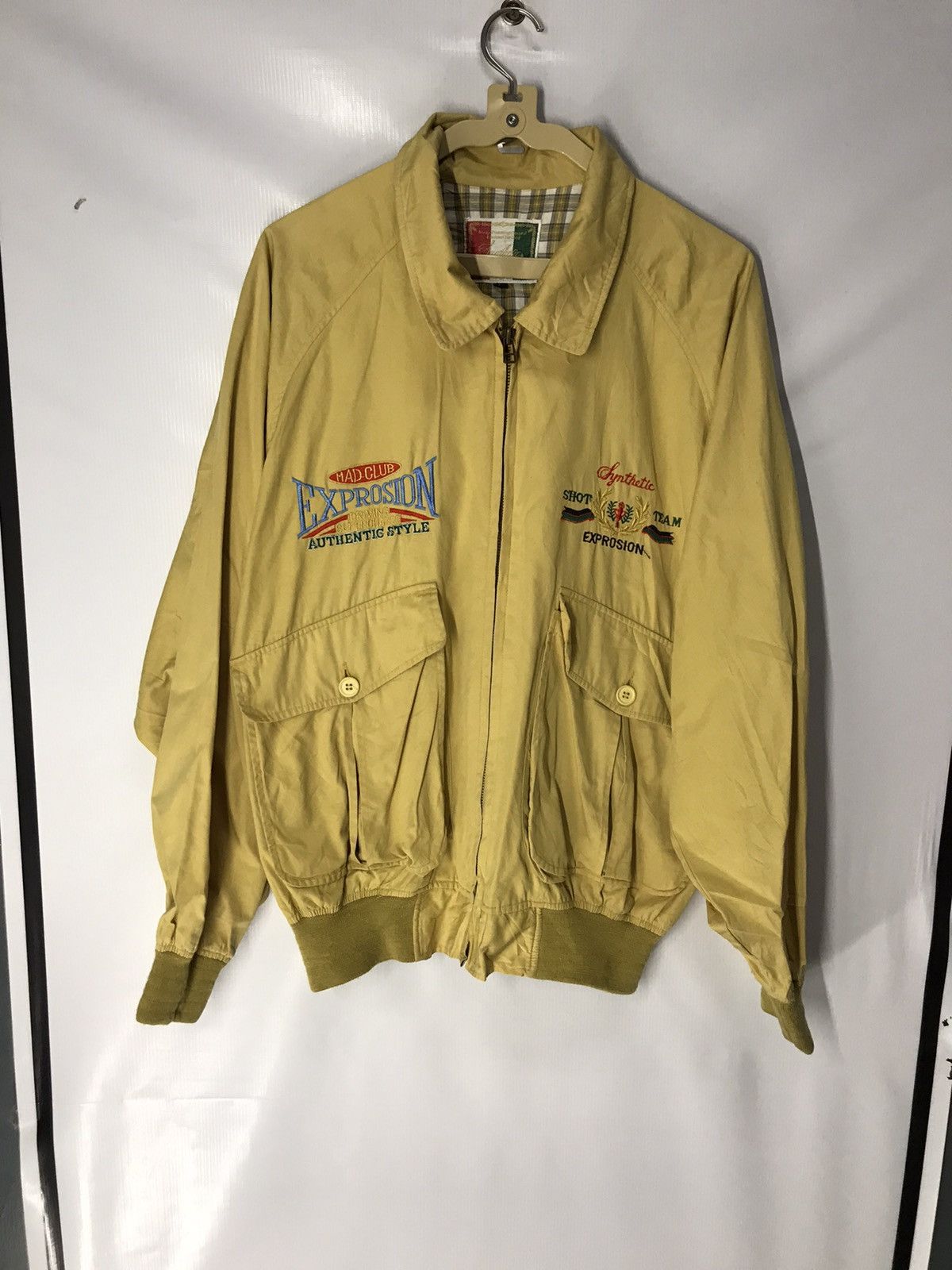 Japanese Brand × Vintage Synthetic explosion light jacket Size US L / EU 52-54 / 3 - 7 Thumbnail