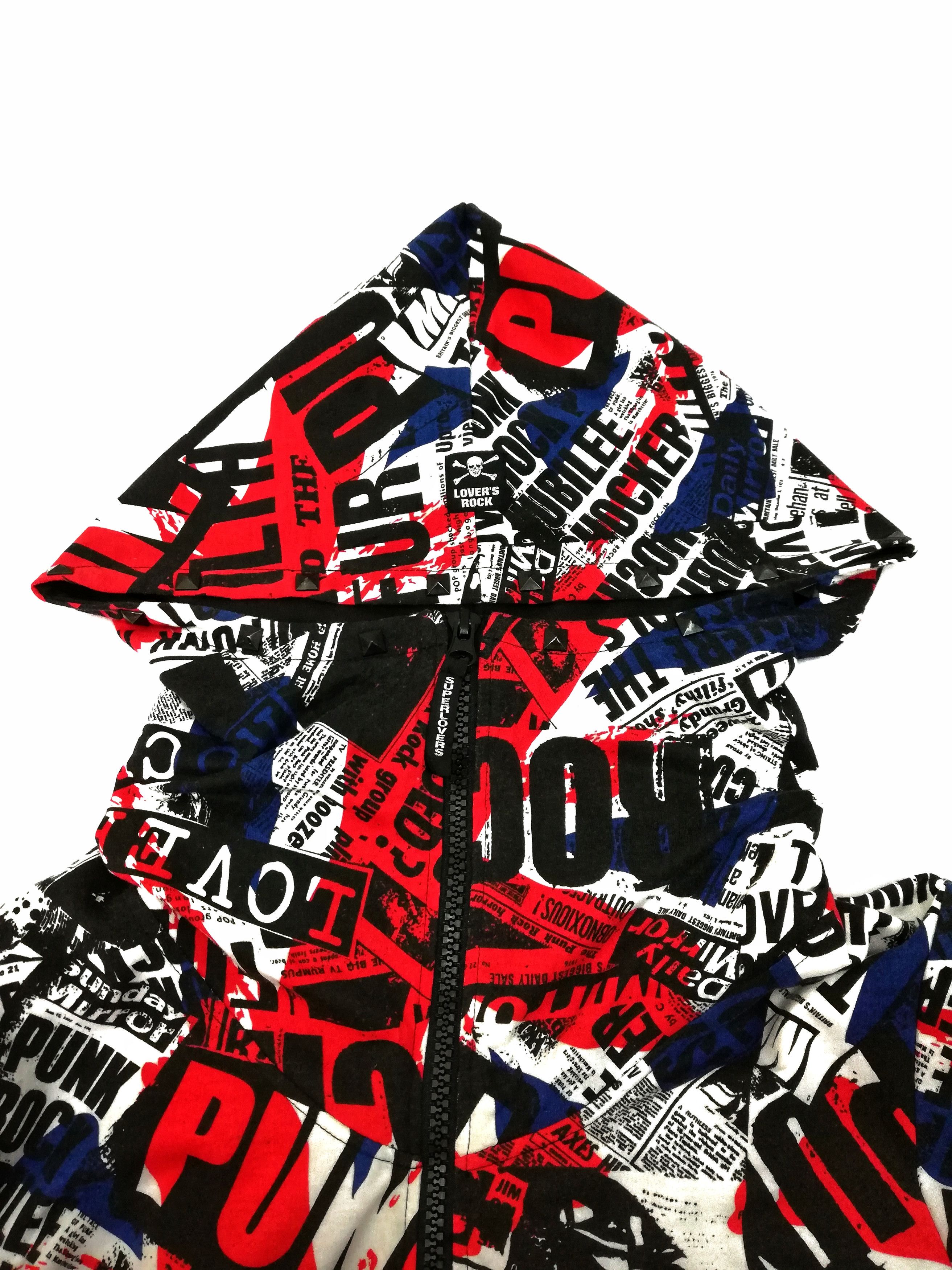 Japanese Brand 🔥DOPE🇯🇵 SUPER LOVERS LOVER'S PUNK ROCK FULL PRINT HOODIE Size US S / EU 44-46 / 1 - 12 Thumbnail