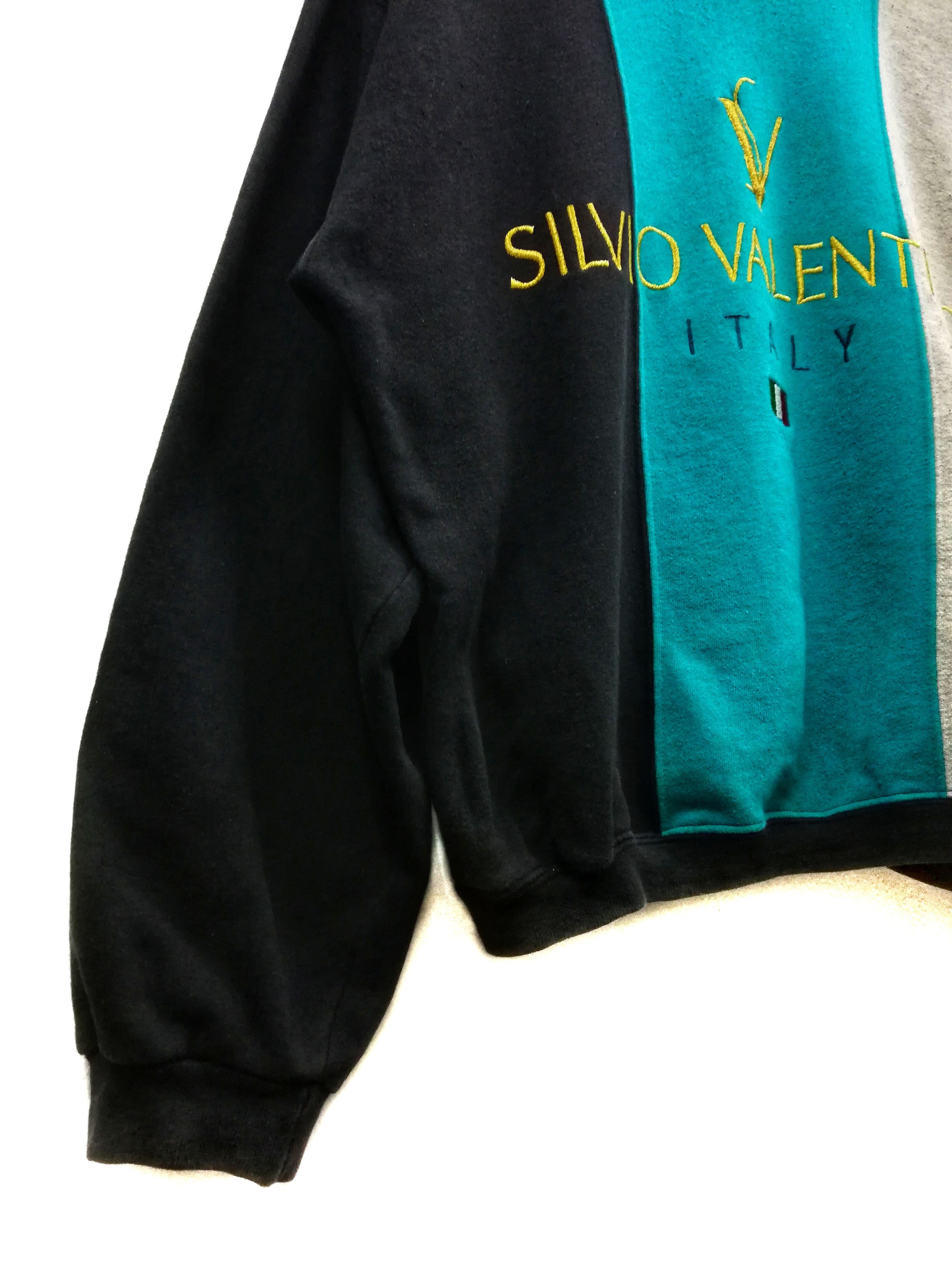 Valentino × Vintage 🔥Silvio Valentino Italy Big Logo Hyperbeast Sweatshirt Size US M / EU 48-50 / 2 - 4 Thumbnail