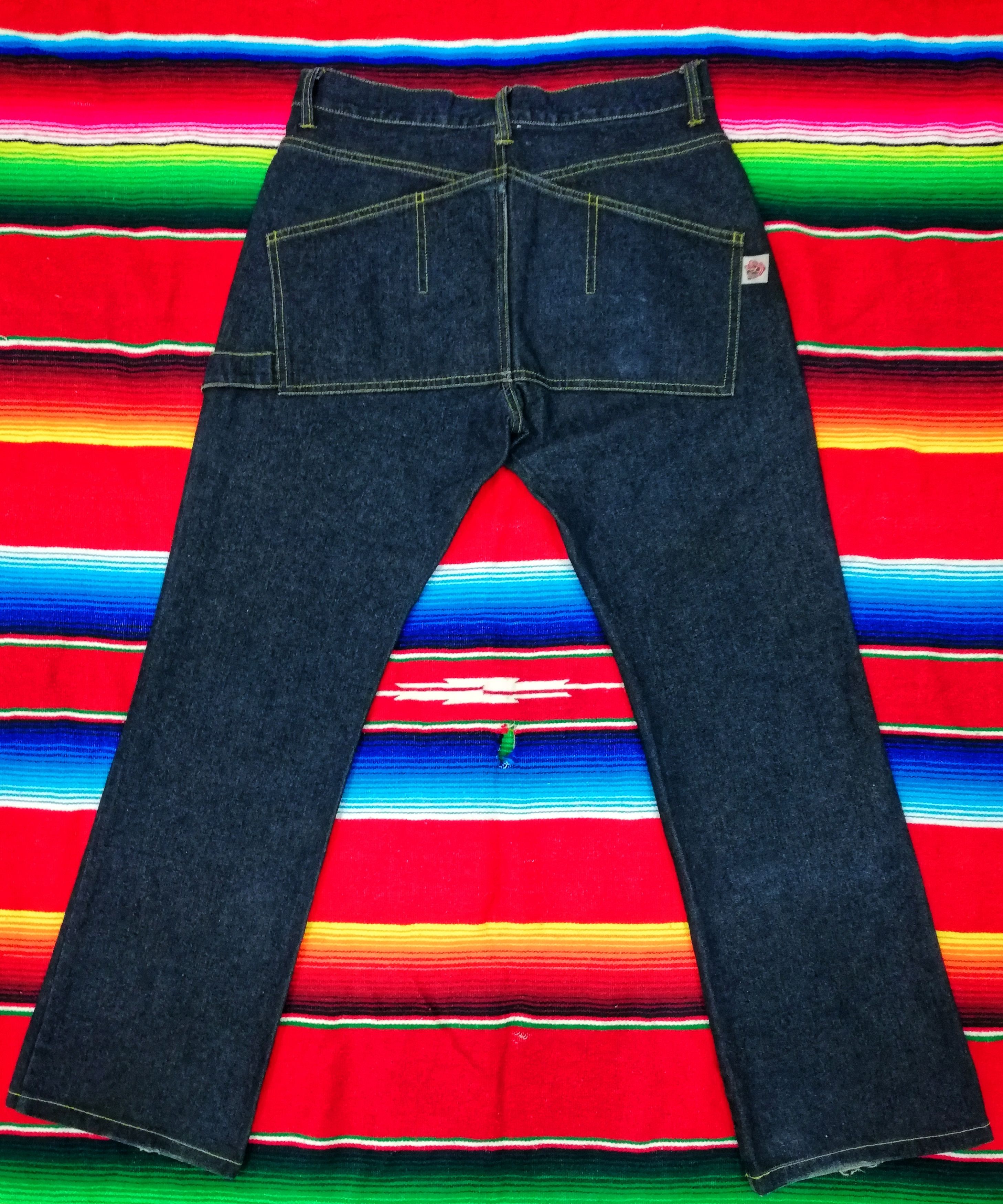 Japanese Brand 🔥291295 Homme Fifth Collection Denim 2000 Painter Jeans Size US 32 / EU 48 - 11 Thumbnail