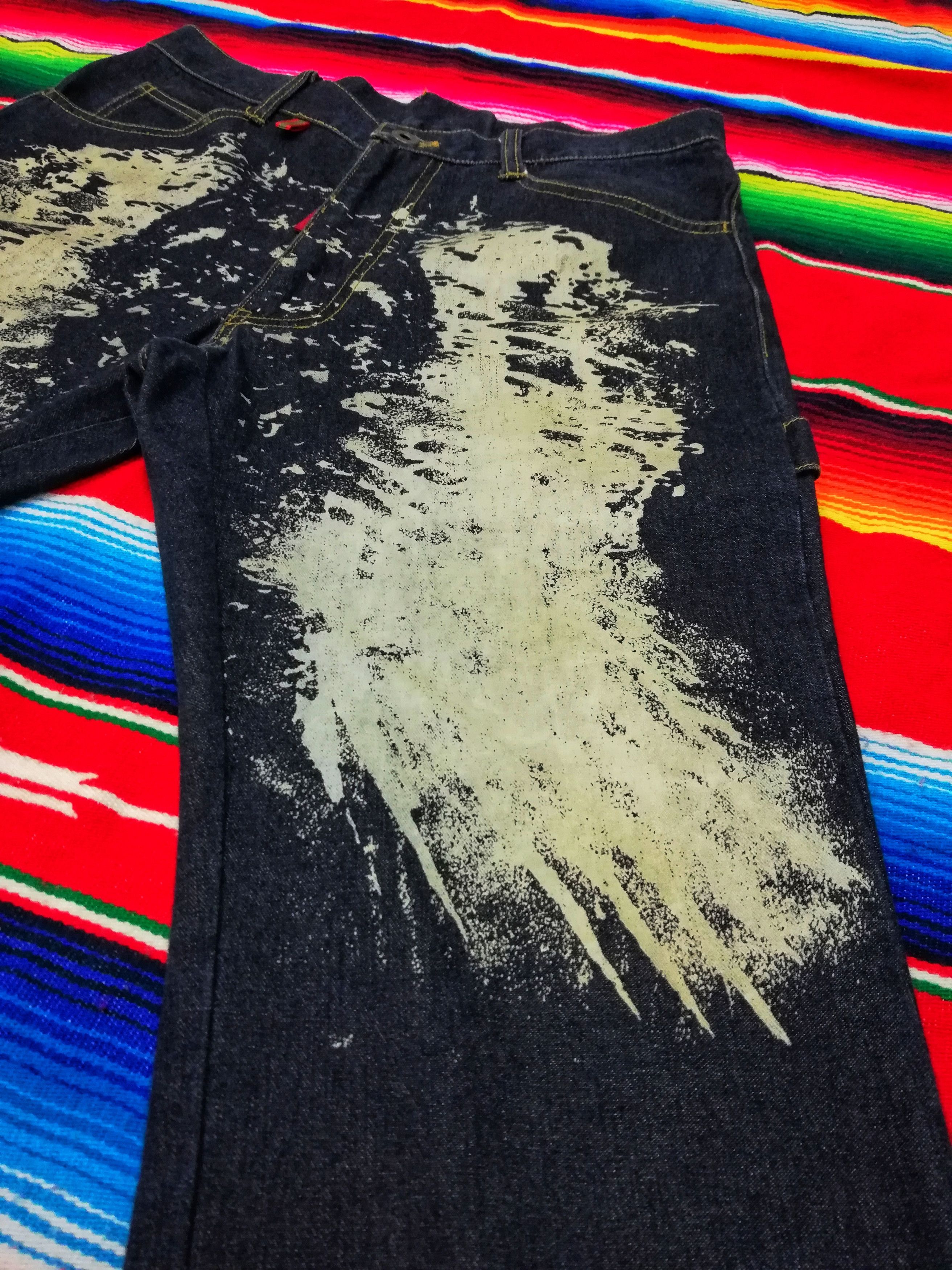 Japanese Brand 🔥291295 Homme Fifth Collection Denim 2000 Painter Jeans Size US 32 / EU 48 - 6 Thumbnail