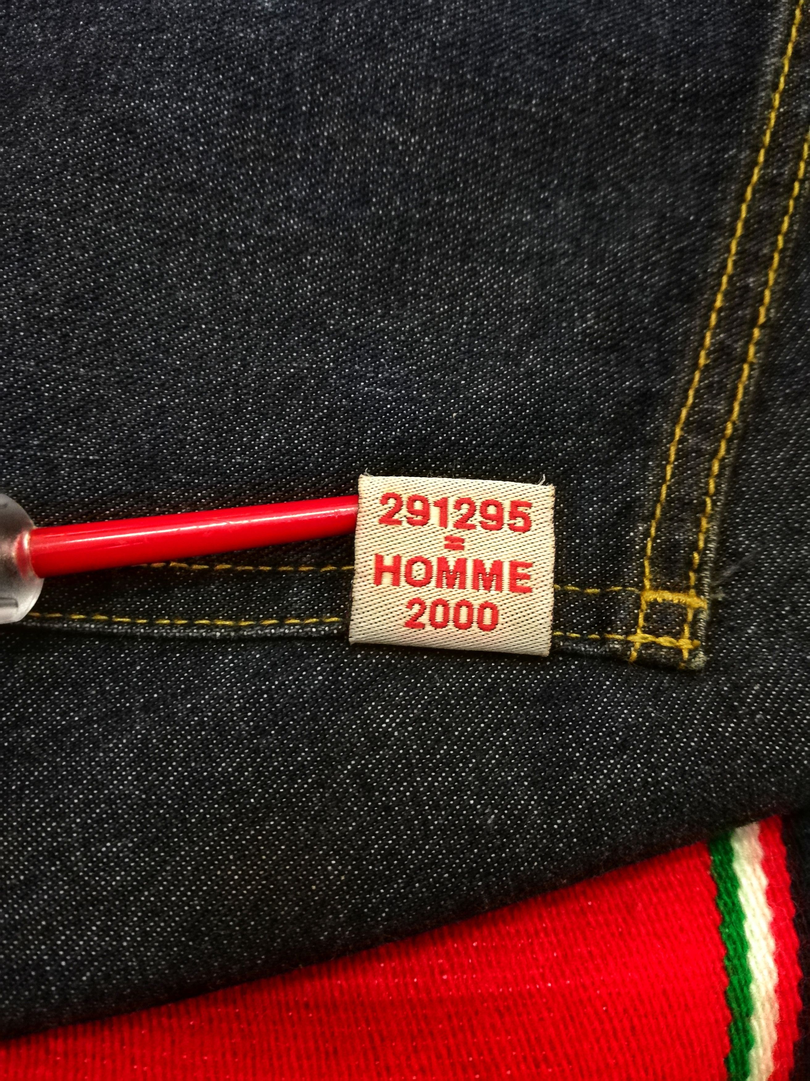 Japanese Brand 🔥291295 Homme Fifth Collection Denim 2000 Painter Jeans Size US 32 / EU 48 - 16 Thumbnail