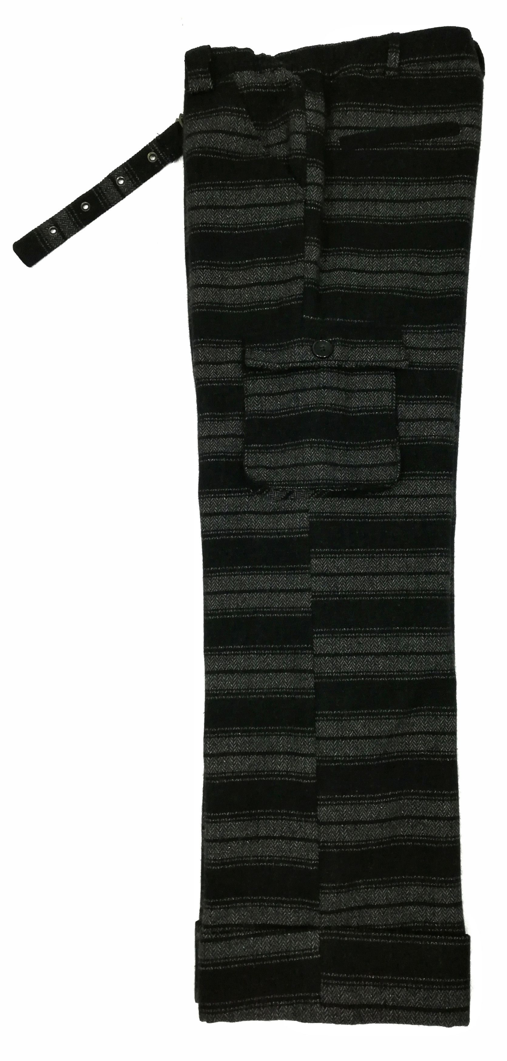 Designer × Japanese Brand 🔥DOPE OG Takuya Wool Herringbone Cargo Pocket Stripe Pants Size US 29 - 7 Thumbnail