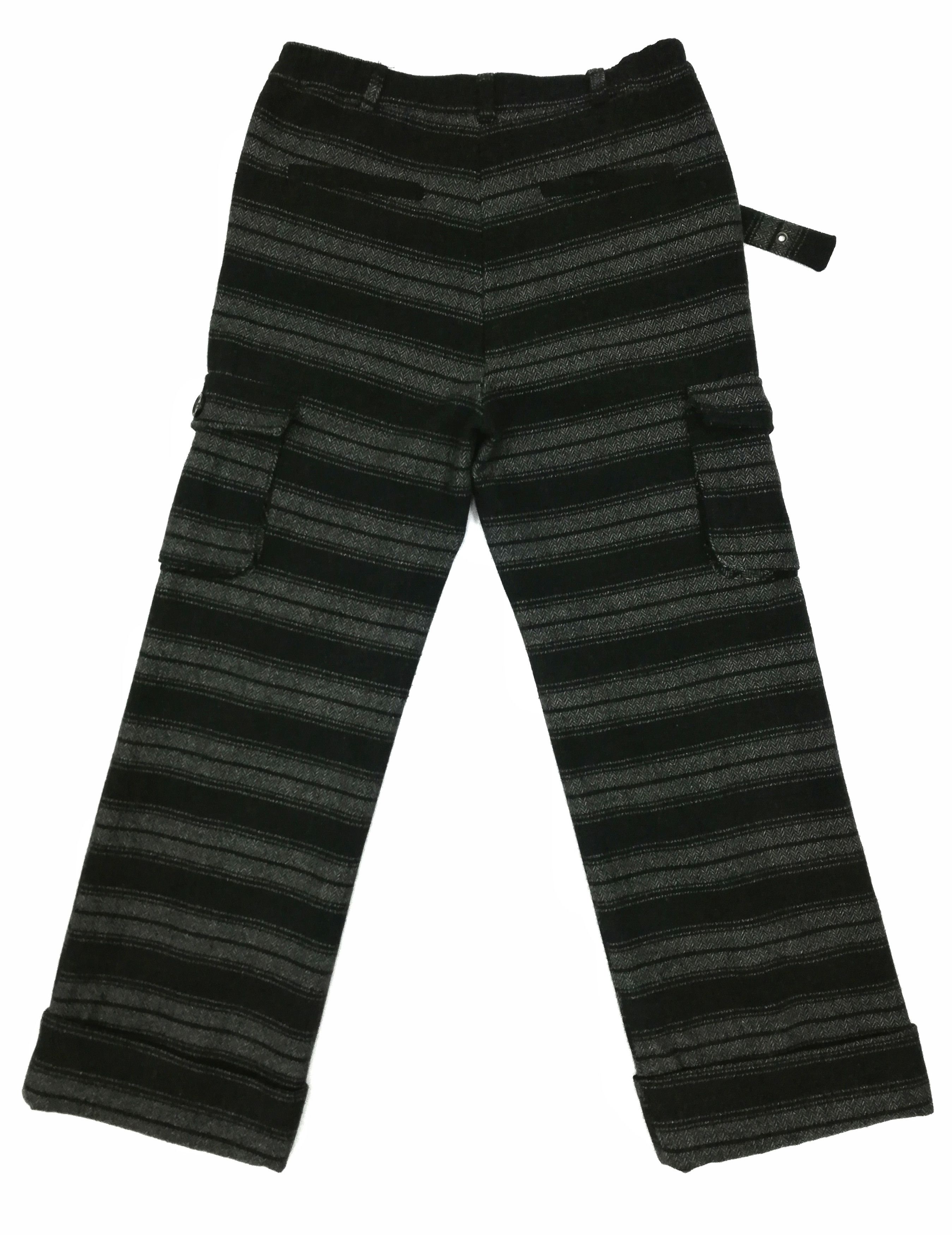 Designer × Japanese Brand 🔥DOPE OG Takuya Wool Herringbone Cargo Pocket Stripe Pants Size US 29 - 12 Thumbnail