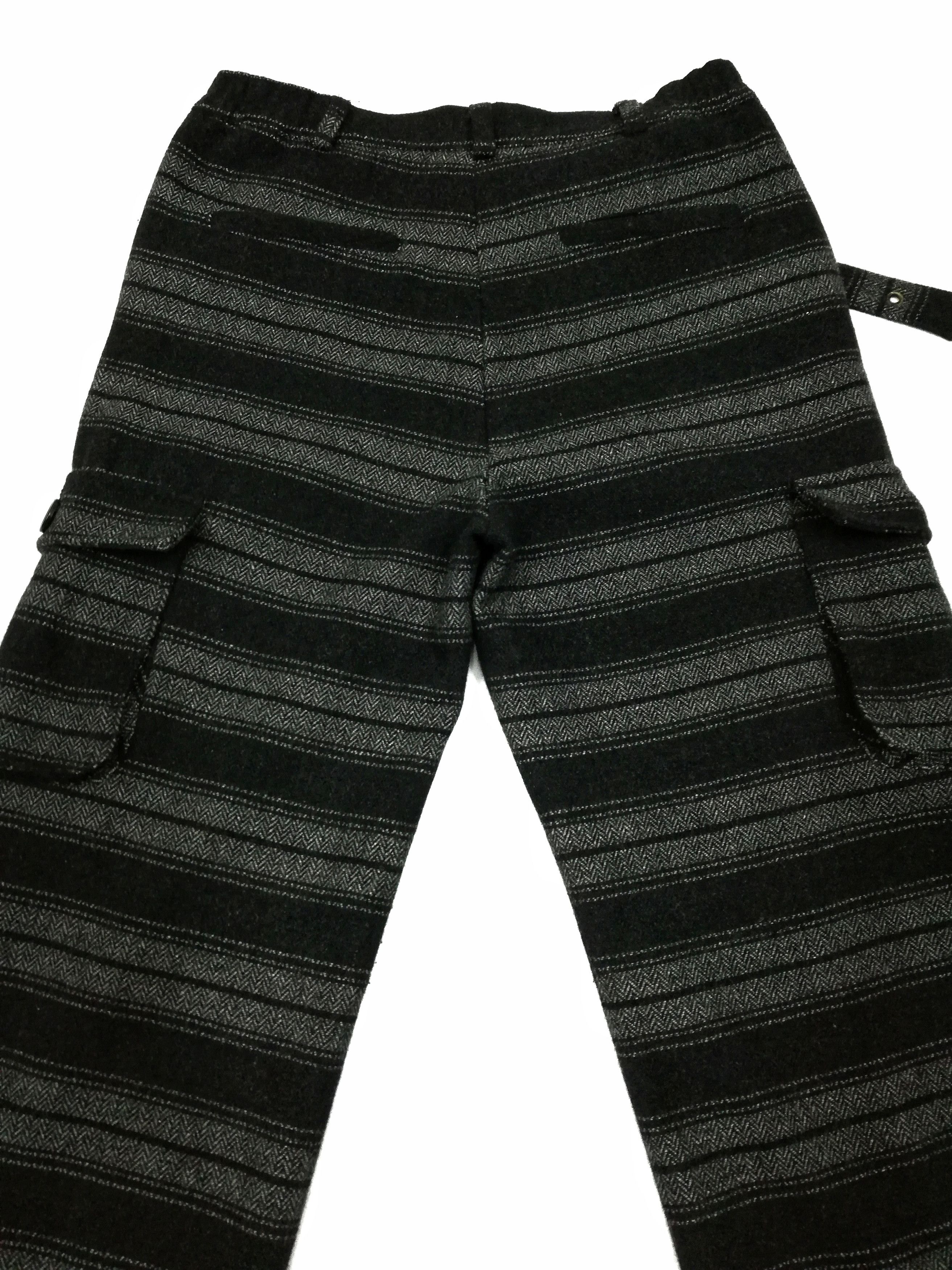 Designer × Japanese Brand 🔥DOPE OG Takuya Wool Herringbone Cargo Pocket Stripe Pants Size US 29 - 13 Thumbnail