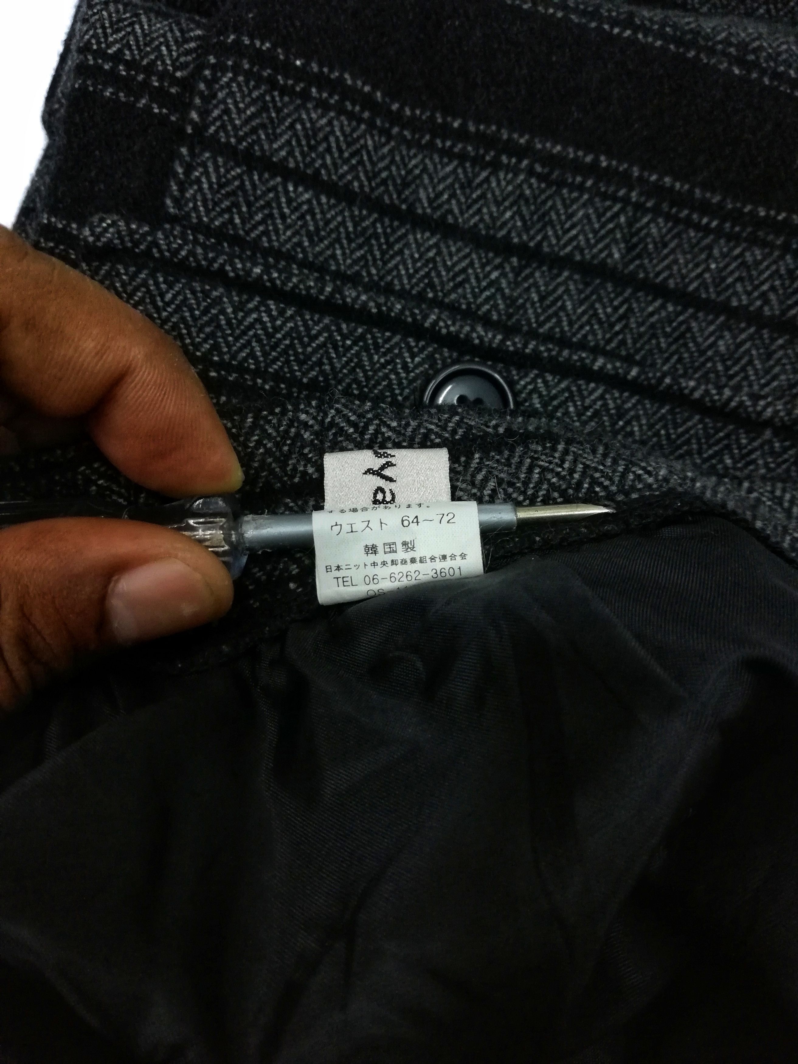 Designer × Japanese Brand 🔥DOPE OG Takuya Wool Herringbone Cargo Pocket Stripe Pants Size US 29 - 11 Thumbnail