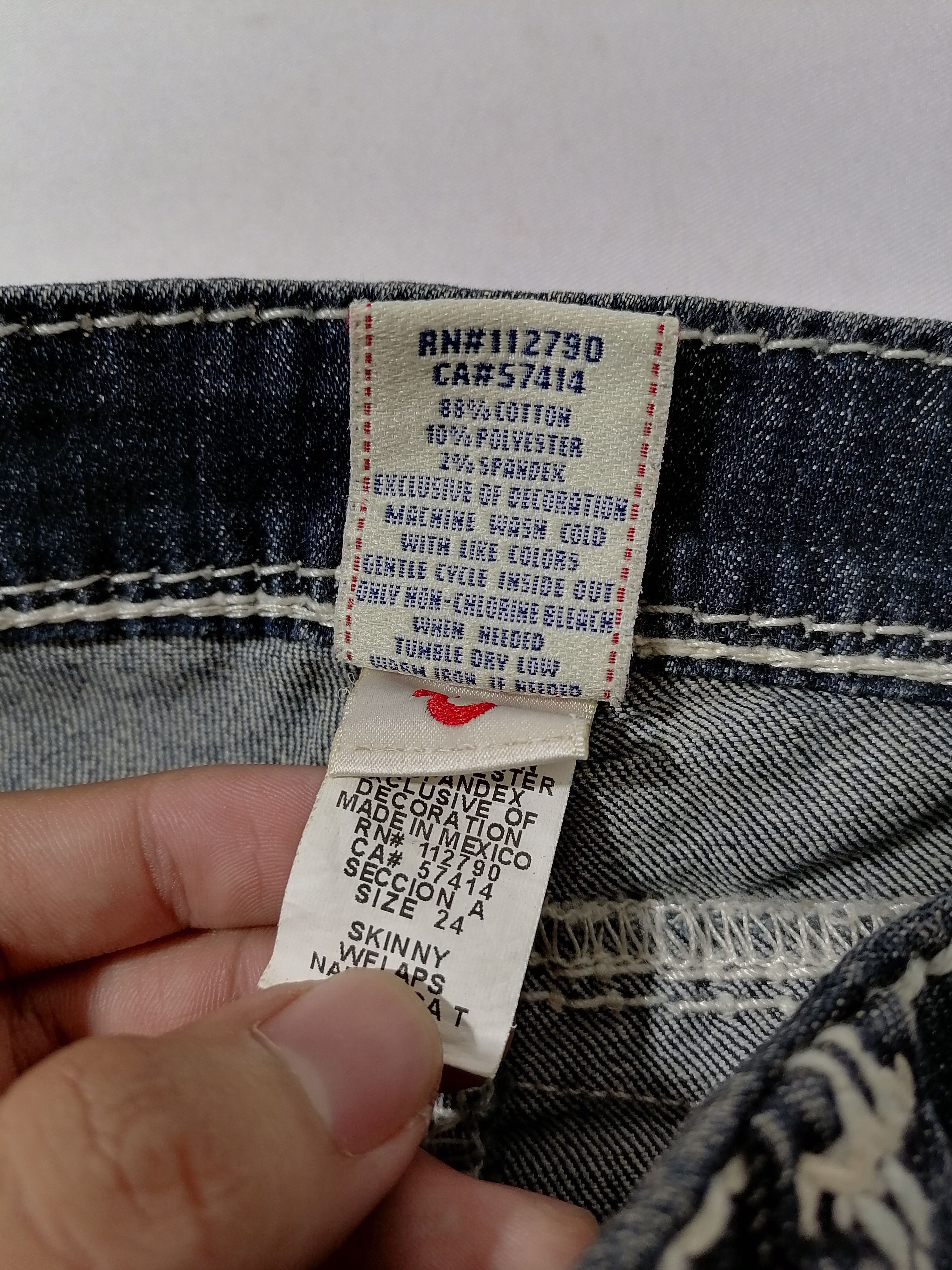True Religion True Religion Skinny Denim Jeans Size 26" / US 2 / IT 38 - 7 Thumbnail