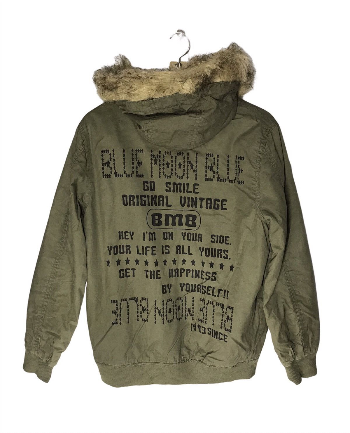 Japanese Brand Blue moon blue fur hoodie jacket Size US M / EU 48-50 / 2 - 2 Thumbnail