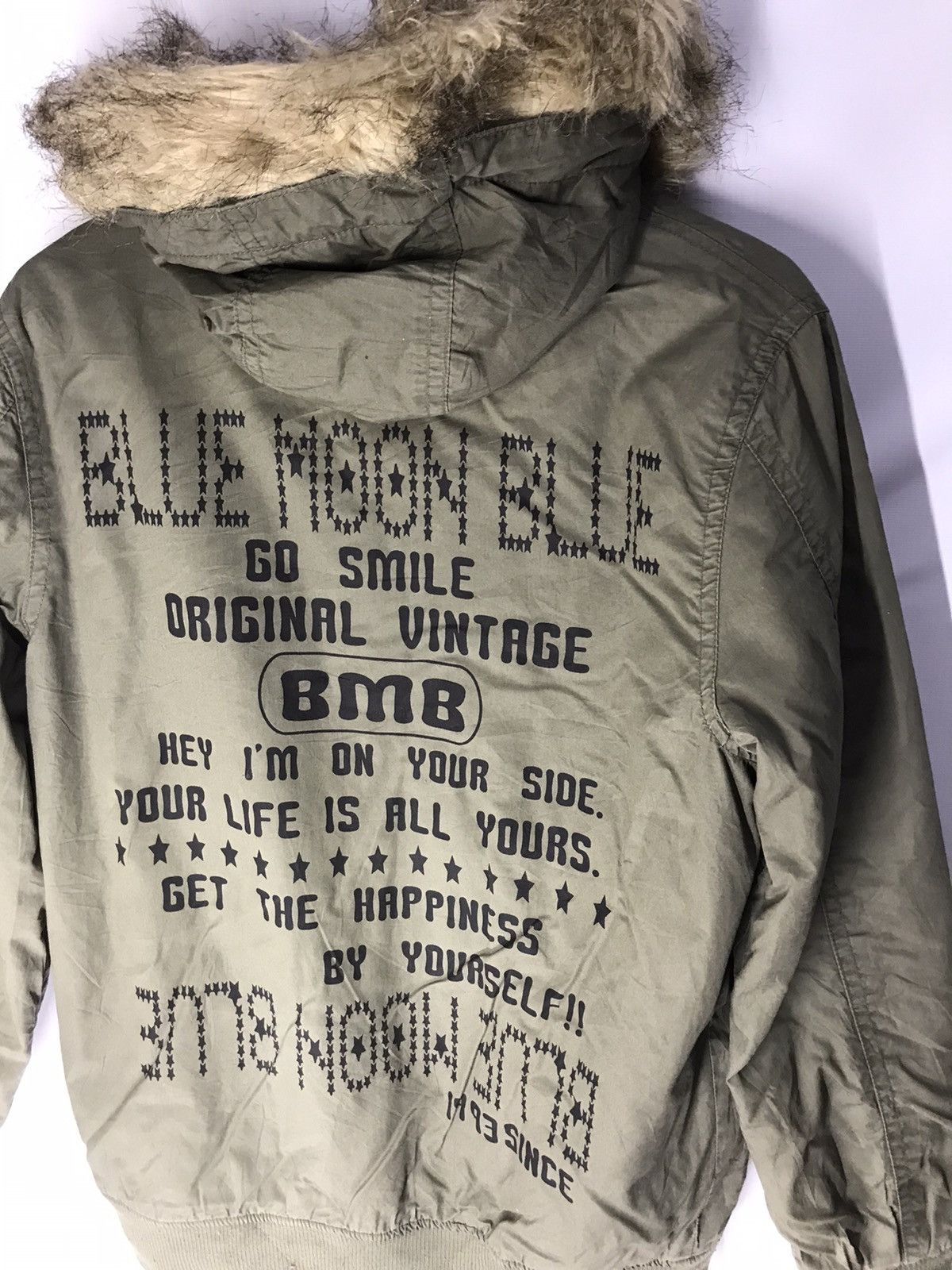Japanese Brand Blue moon blue fur hoodie jacket Size US M / EU 48-50 / 2 - 6 Thumbnail