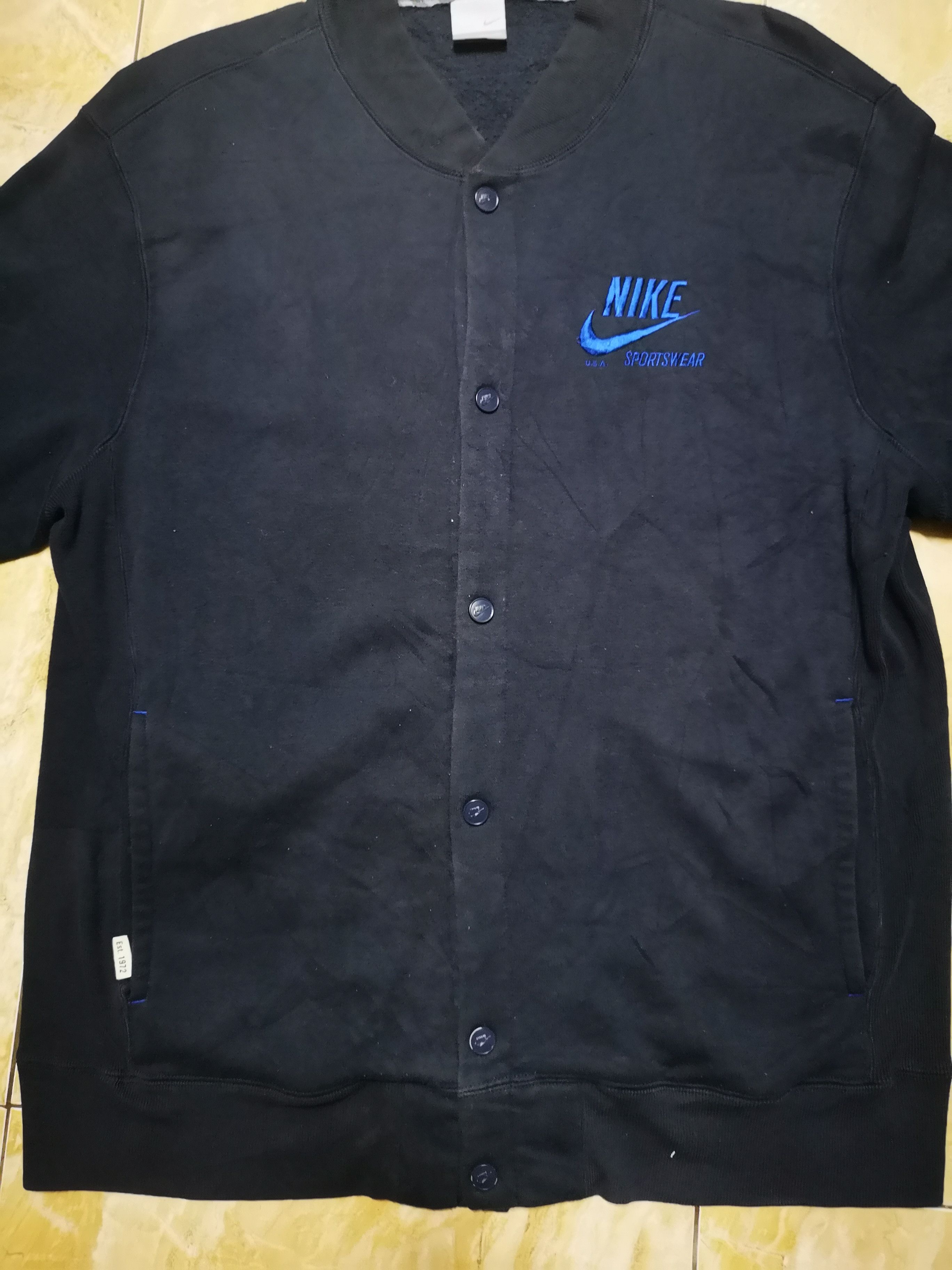 Nike Vintage NIKE Varsity Jacket Size US L / EU 52-54 / 3 - 3 Thumbnail