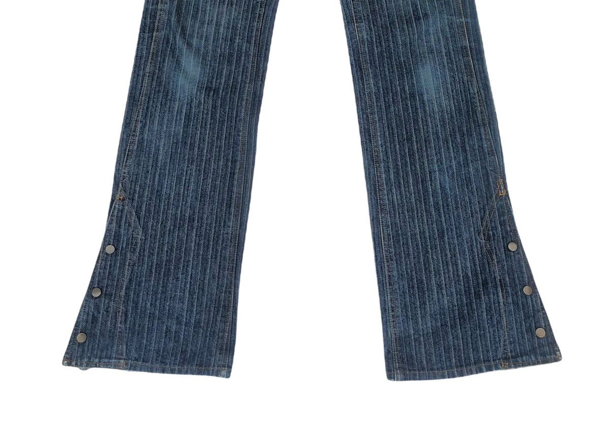 Japanese Brand 🔥Japanese Nicole for Men Stripes Flare Jeans 🔥 Size US 32 / EU 48 - 4 Thumbnail