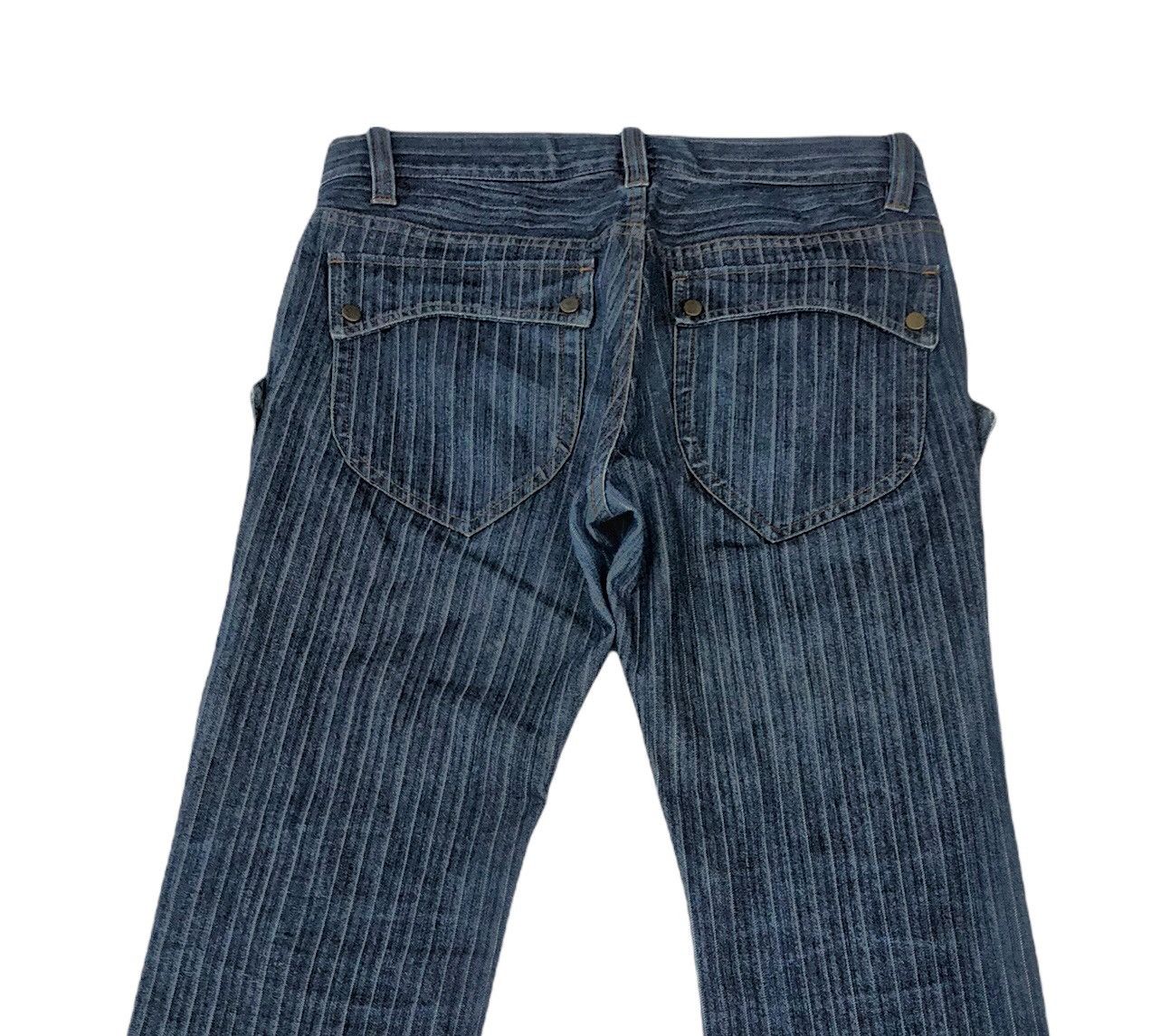 Japanese Brand 🔥Japanese Nicole for Men Stripes Flare Jeans 🔥 Size US 32 / EU 48 - 5 Thumbnail