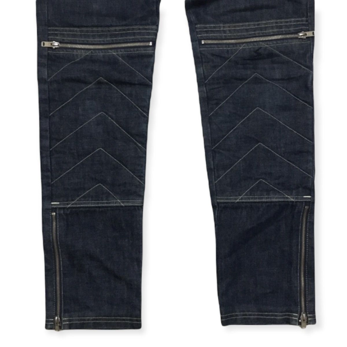 Undercover AW08 “Unreal Real Clothes ” Biker Jeans Size US 31 - 3 Thumbnail