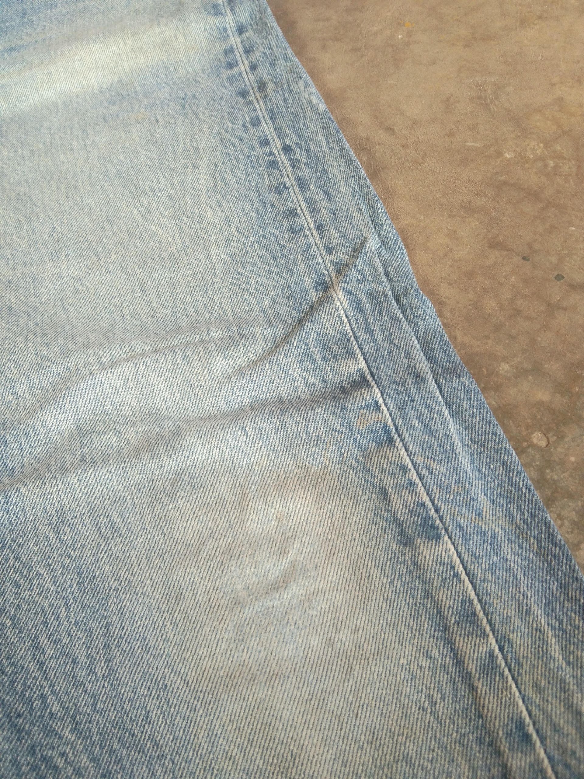 Levi's Vintage Levi's 501 Mud Wash Distressed Jeans 34x32 Size US 34 / EU 50 - 8 Thumbnail