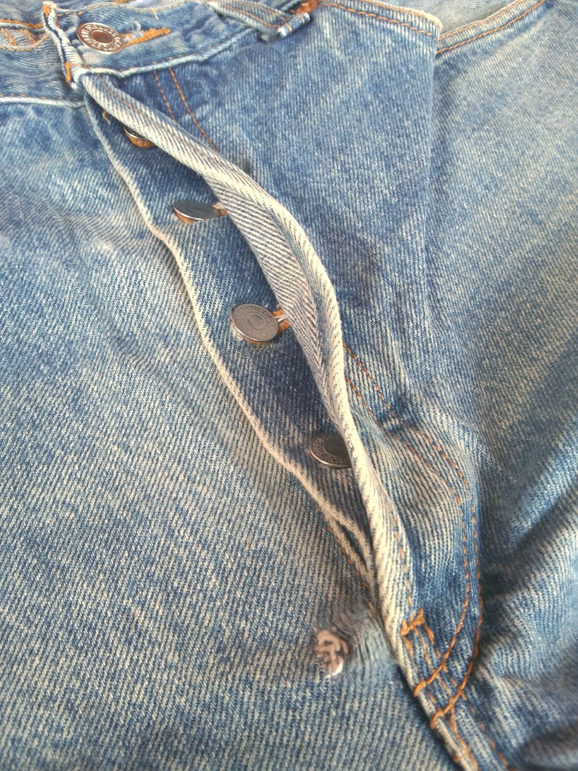 Levi's Vintage Levi's 501 Mud Wash Distressed Jeans 34x32 Size US 34 / EU 50 - 10 Thumbnail