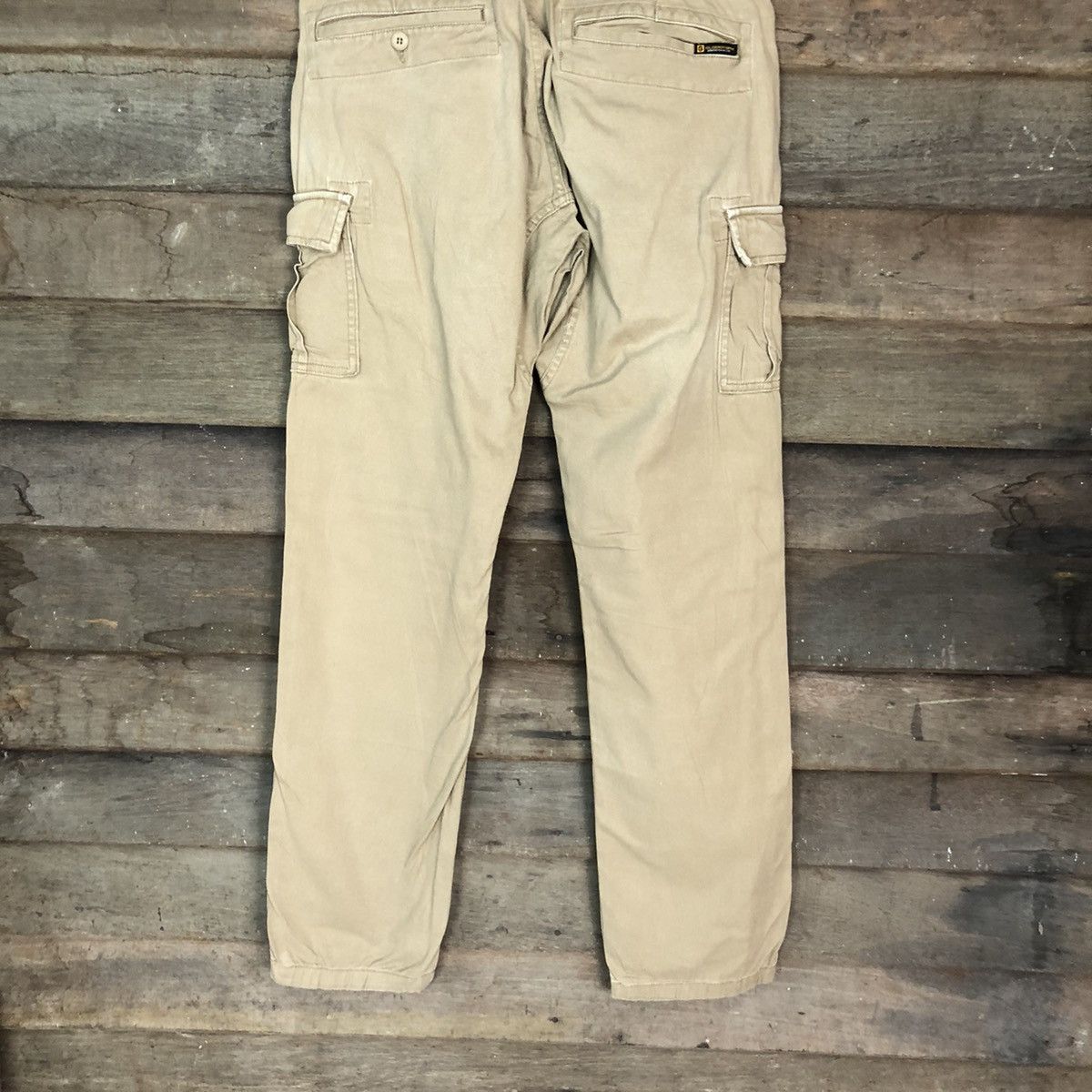 Japanese Brand Gladiator Brown Cargo utility Multipocket Pants #6739 Size US 31 - 10 Thumbnail