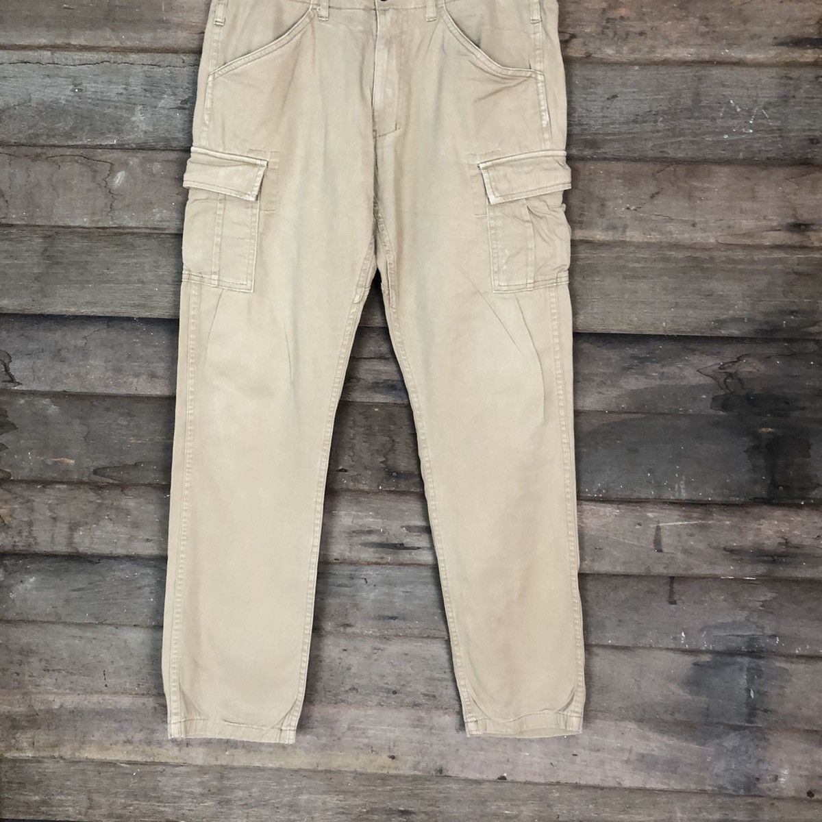 Japanese Brand Gladiator Brown Cargo utility Multipocket Pants #6739 Size US 31 - 3 Thumbnail