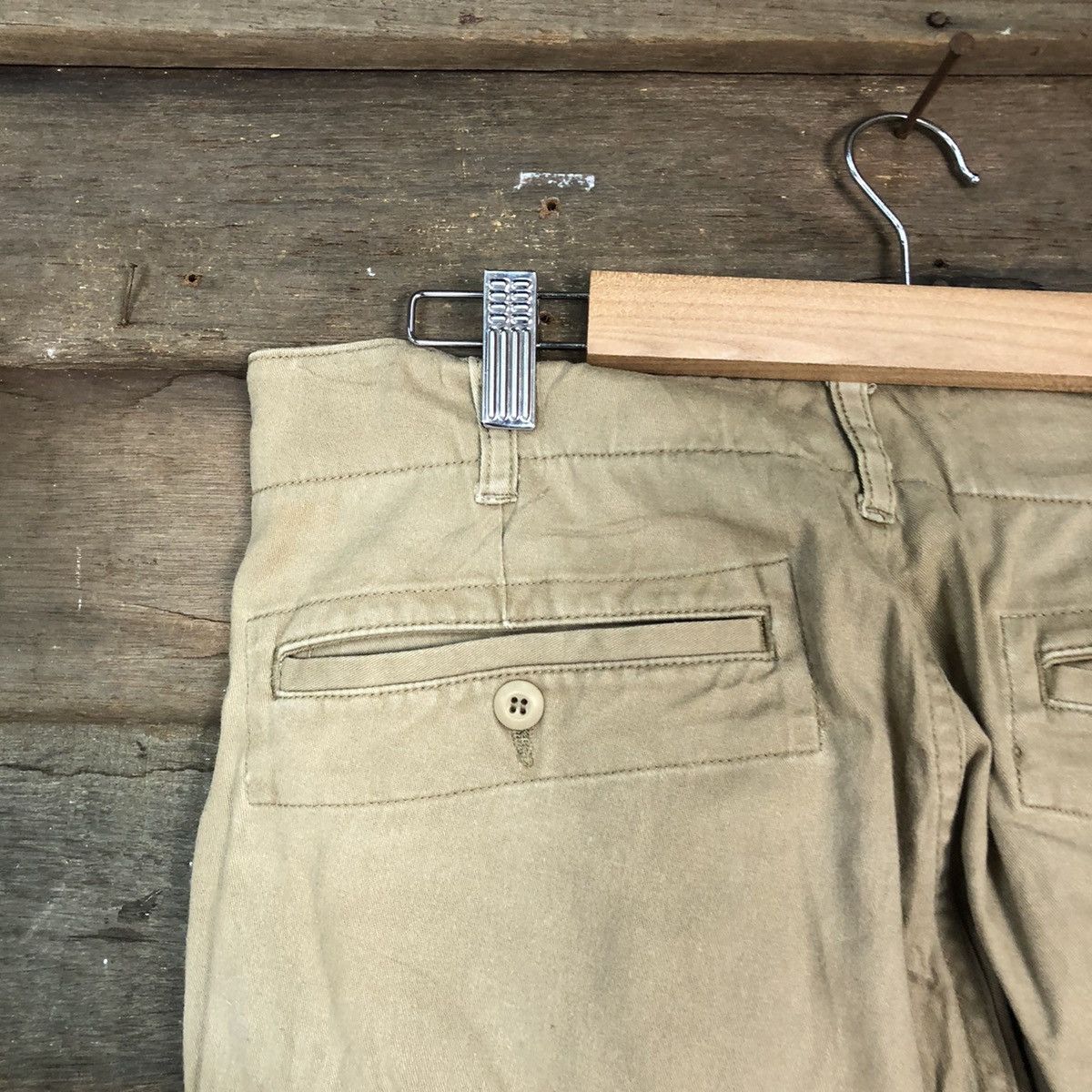 Japanese Brand Gladiator Brown Cargo utility Multipocket Pants #6739 Size US 31 - 11 Thumbnail
