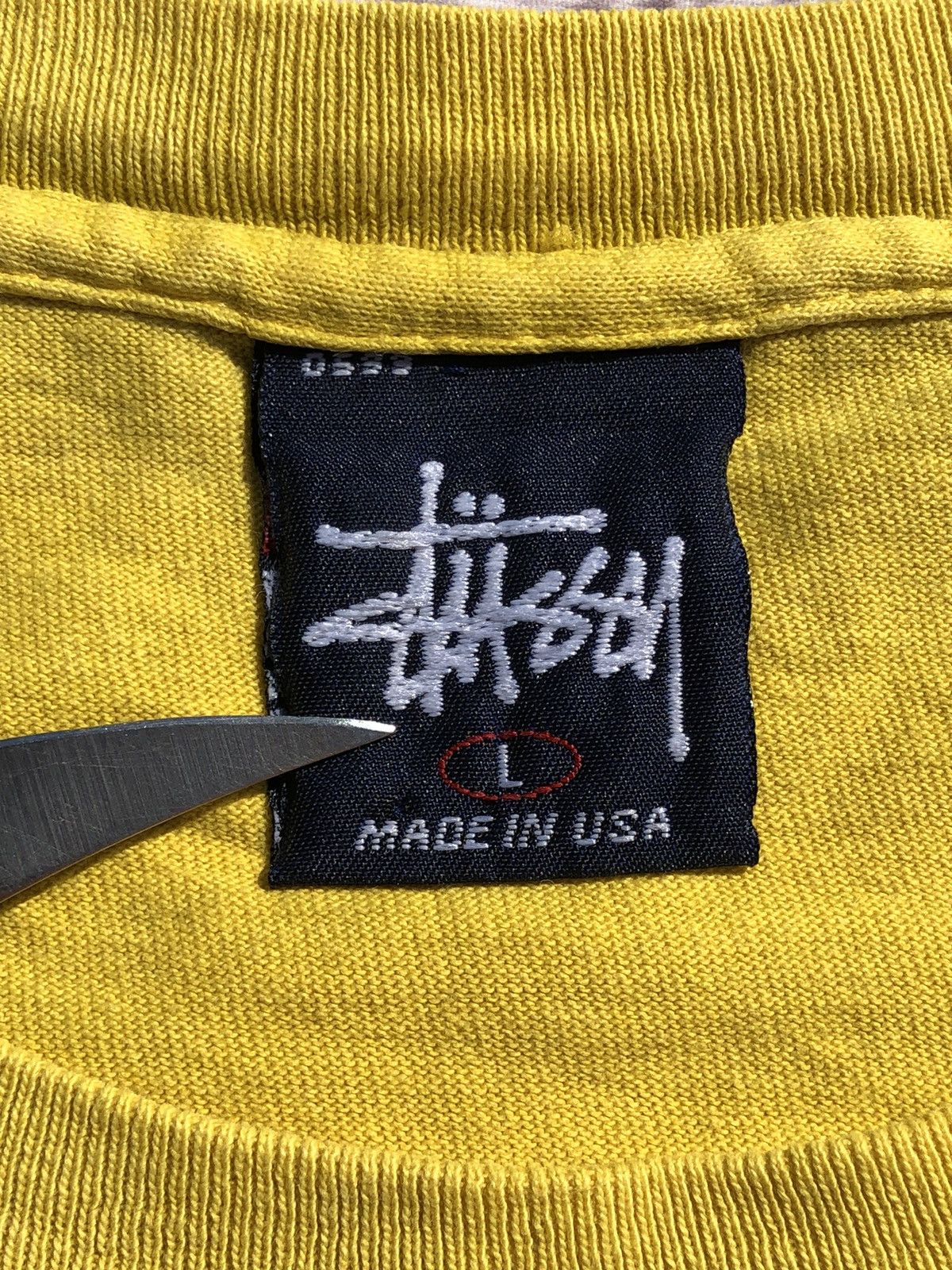 Stussy Vintage 90s Stussy Big Logo Made USA t-shirt Size US L / EU 52-54 / 3 - 9 Thumbnail