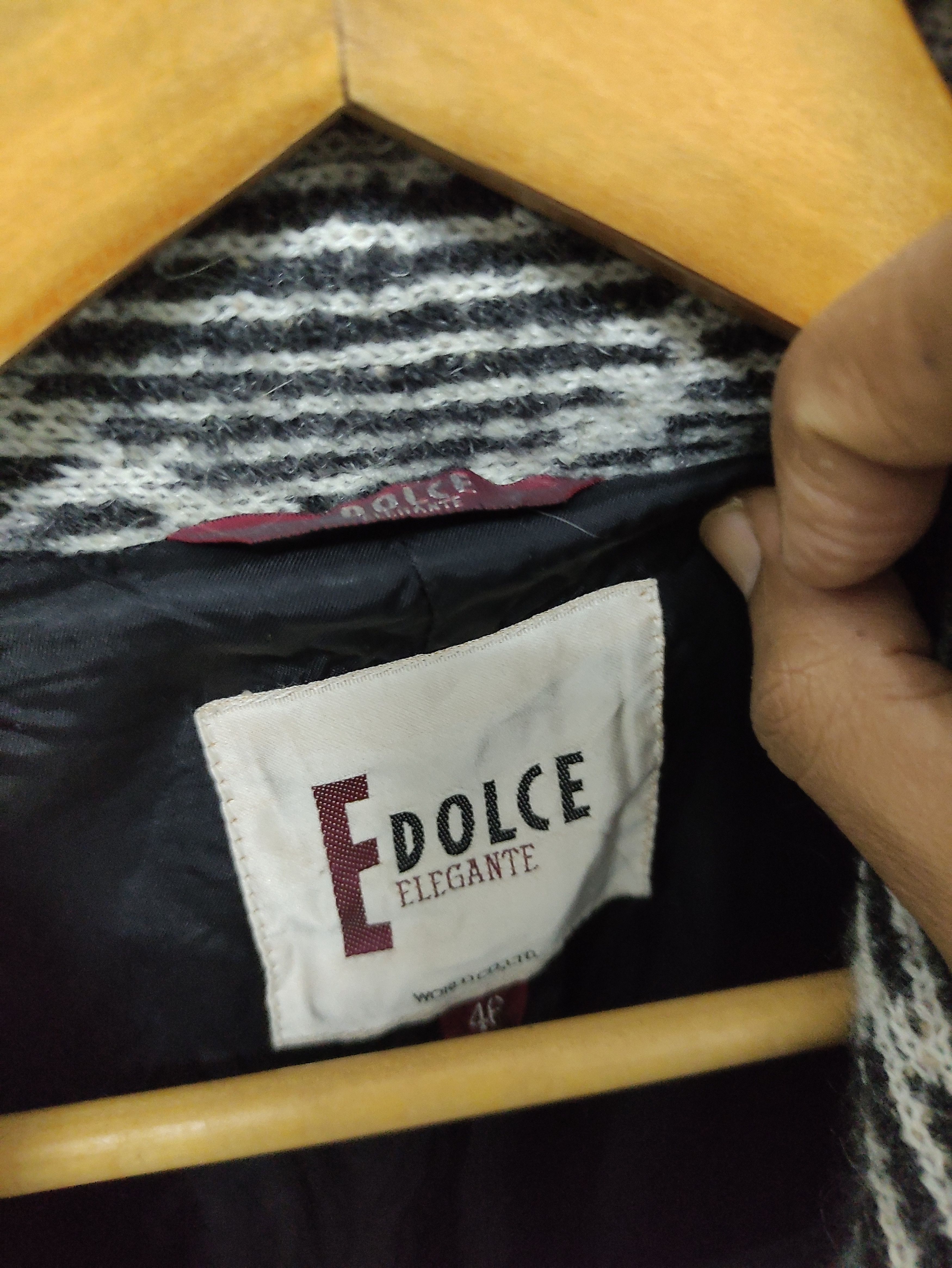 Japanese Brand × Vintage Vintage Dolce Button Up Wool Jacket Made in Japan Size US S / EU 44-46 / 1 - 6 Thumbnail
