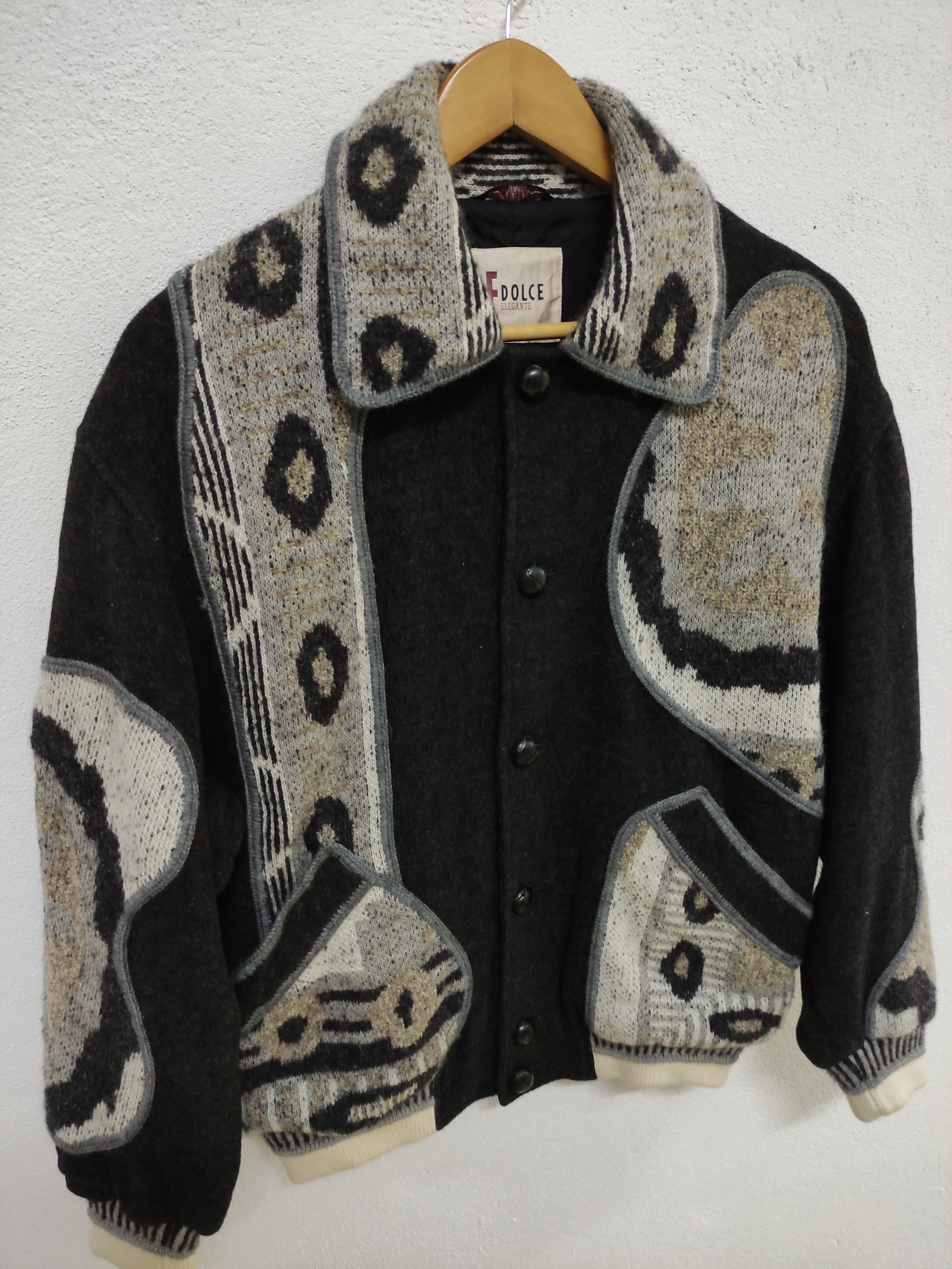 Japanese Brand × Vintage Vintage Dolce Button Up Wool Jacket Made in Japan Size US S / EU 44-46 / 1 - 3 Thumbnail