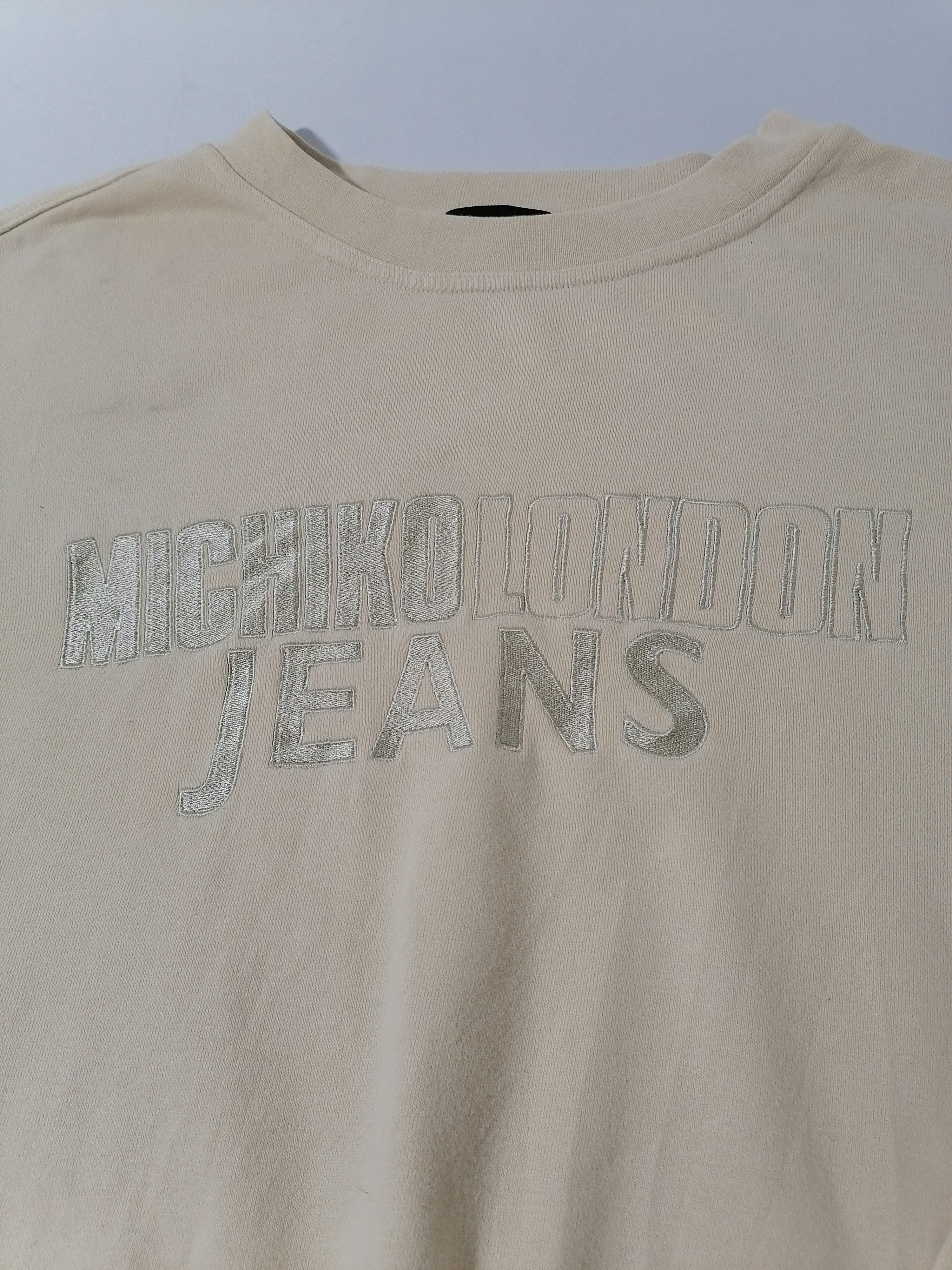 Michiko Koshino London Michiko London Jeans Sweatshirt Size US L / EU 52-54 / 3 - 2 Thumbnail