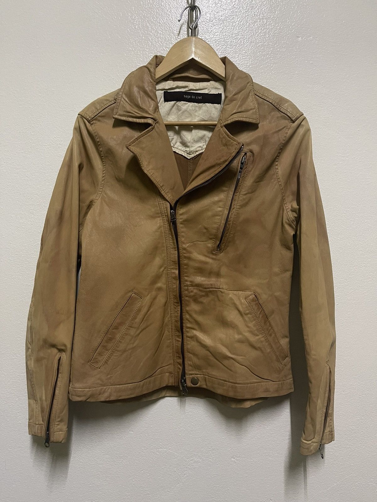 Sage De Cret Sage de Cret Sheep Leather Jacket Size M / US 6-8 / IT 42-44 - 1 Thumbnail