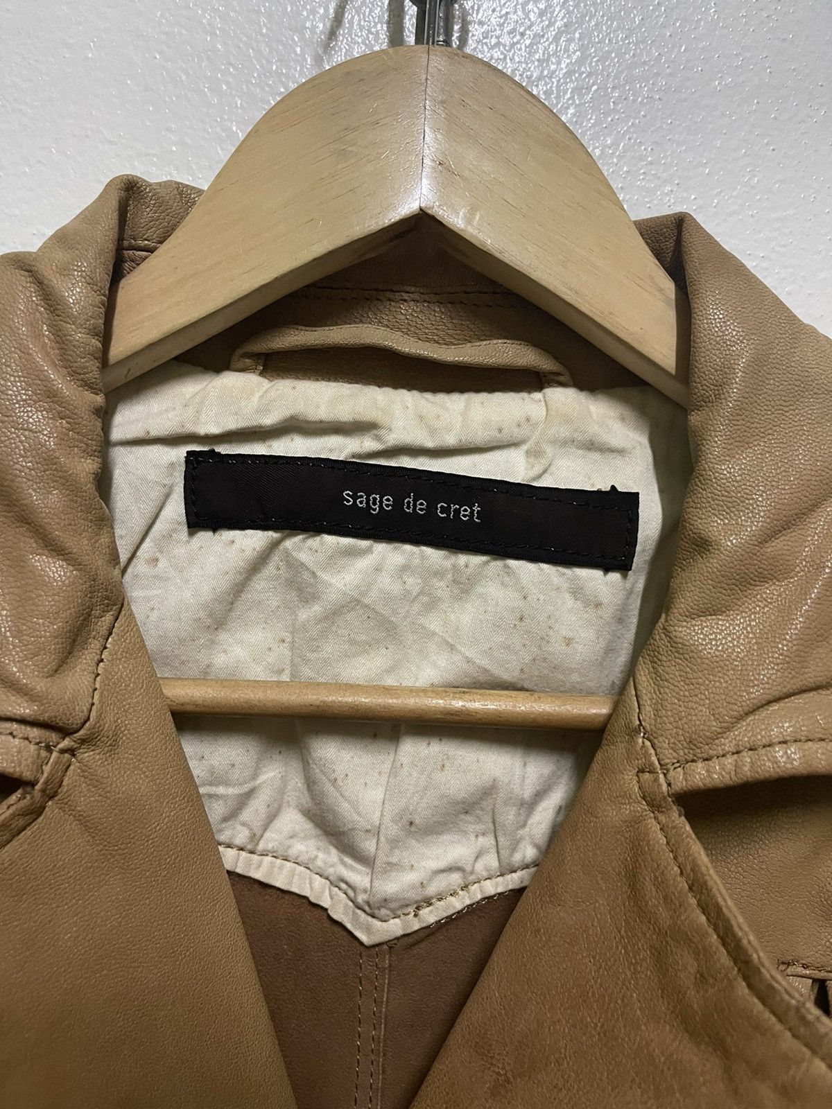 Sage De Cret Sage de Cret Sheep Leather Jacket Size M / US 6-8 / IT 42-44 - 8 Thumbnail