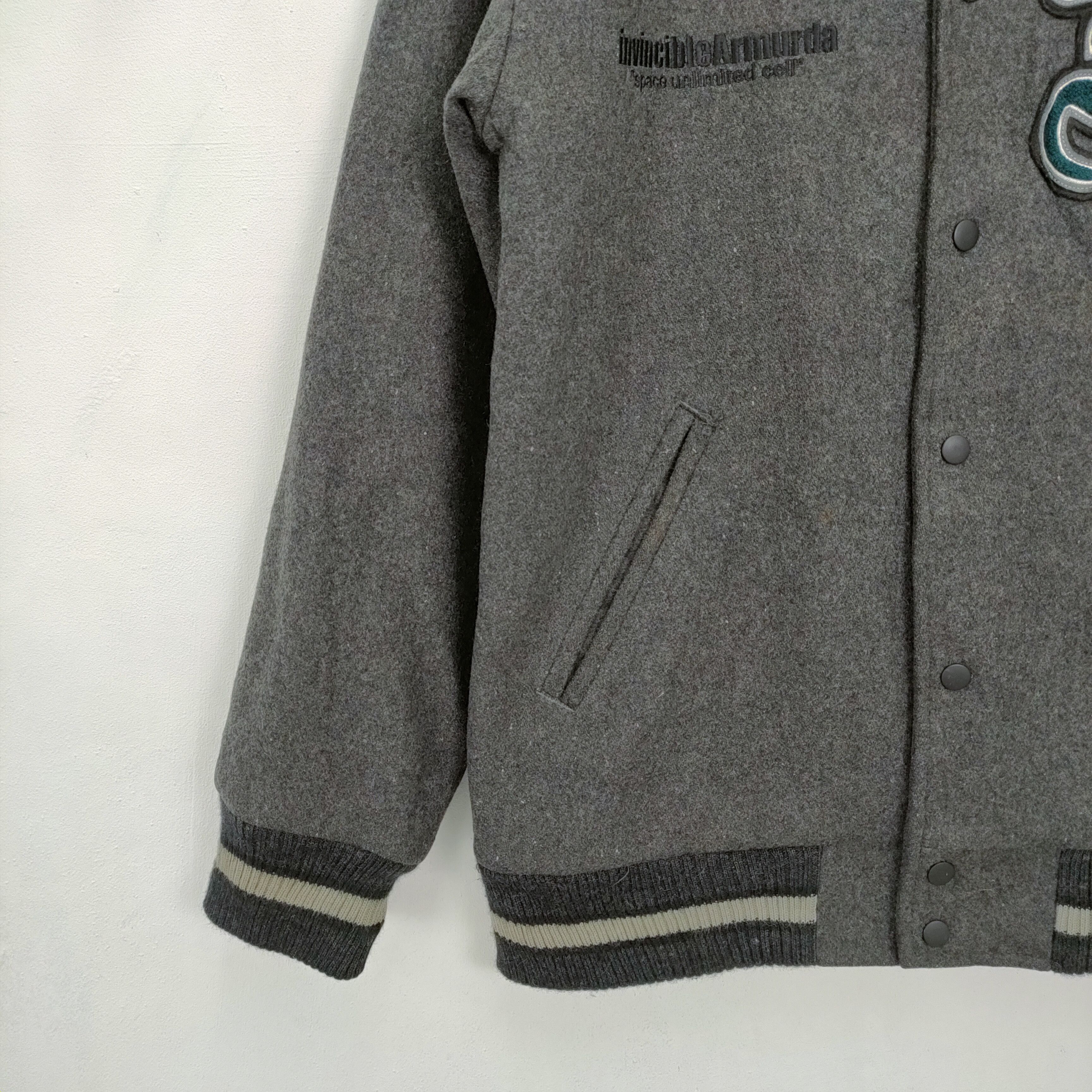 Japanese Brand MIXI WOOL VARSITY JACKET Size US L / EU 52-54 / 3 - 5 Thumbnail