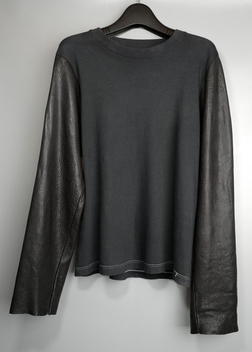 Maison Margiela Maison Martin Margiela Artisanal Leather Sleeve T