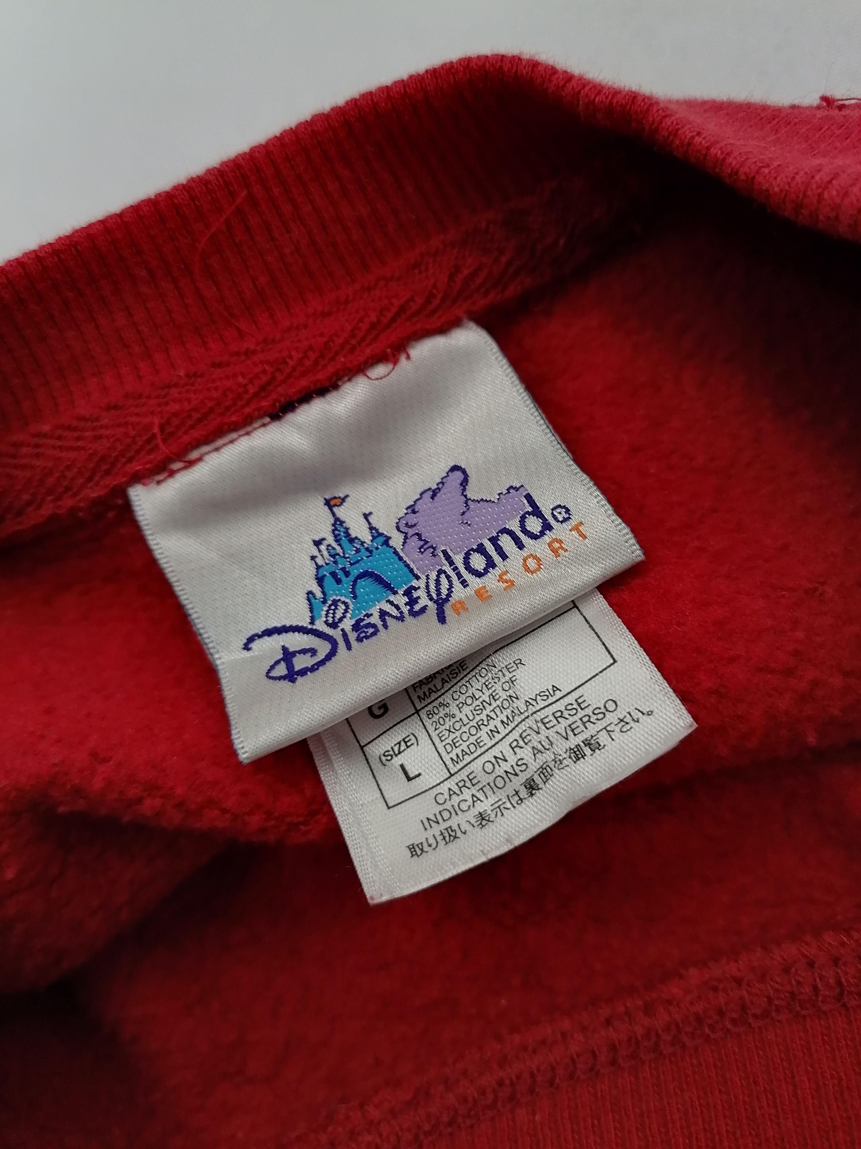 Disney × Mickey Mouse Mickey Mouse Embroidered Disneyland Sweatshirt Size US L / EU 52-54 / 3 - 3 Thumbnail