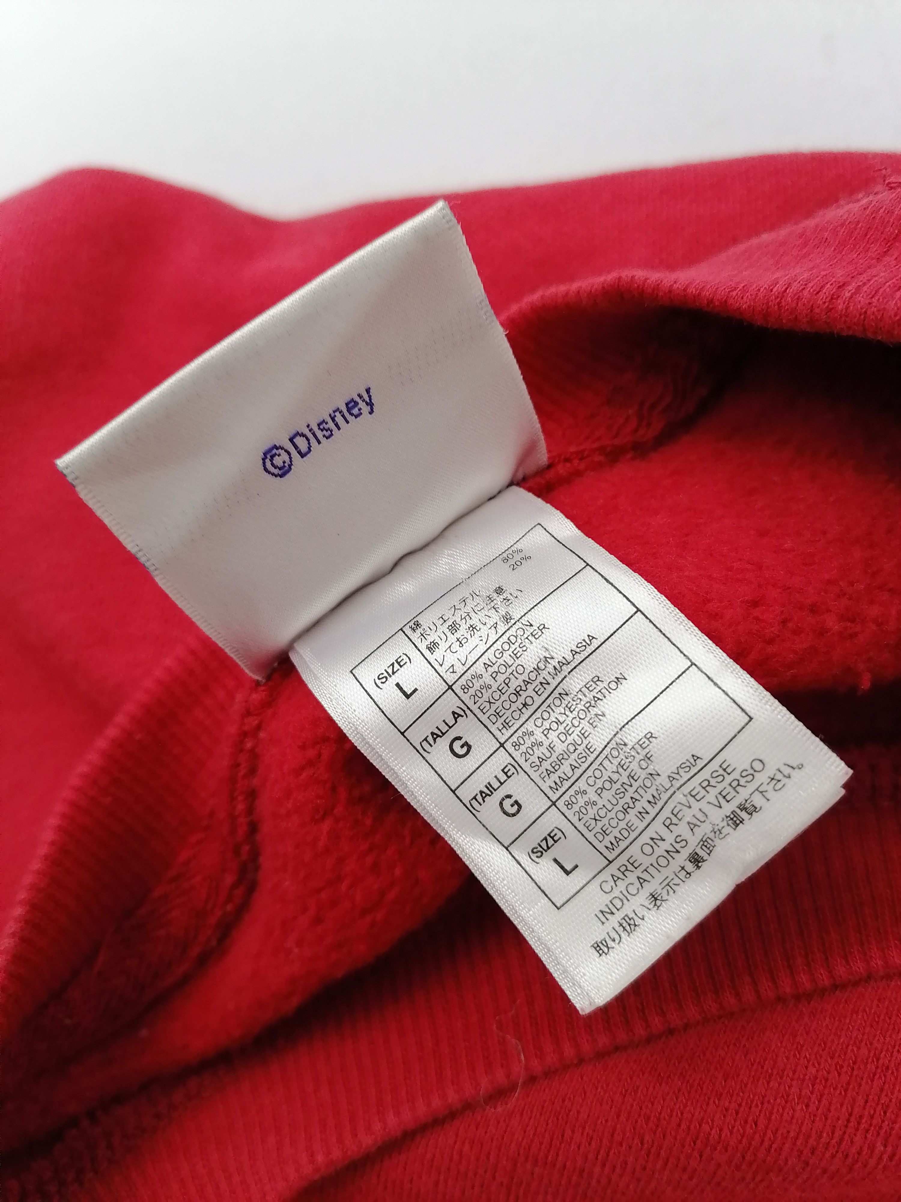 Disney × Mickey Mouse Mickey Mouse Embroidered Disneyland Sweatshirt Size US L / EU 52-54 / 3 - 4 Thumbnail
