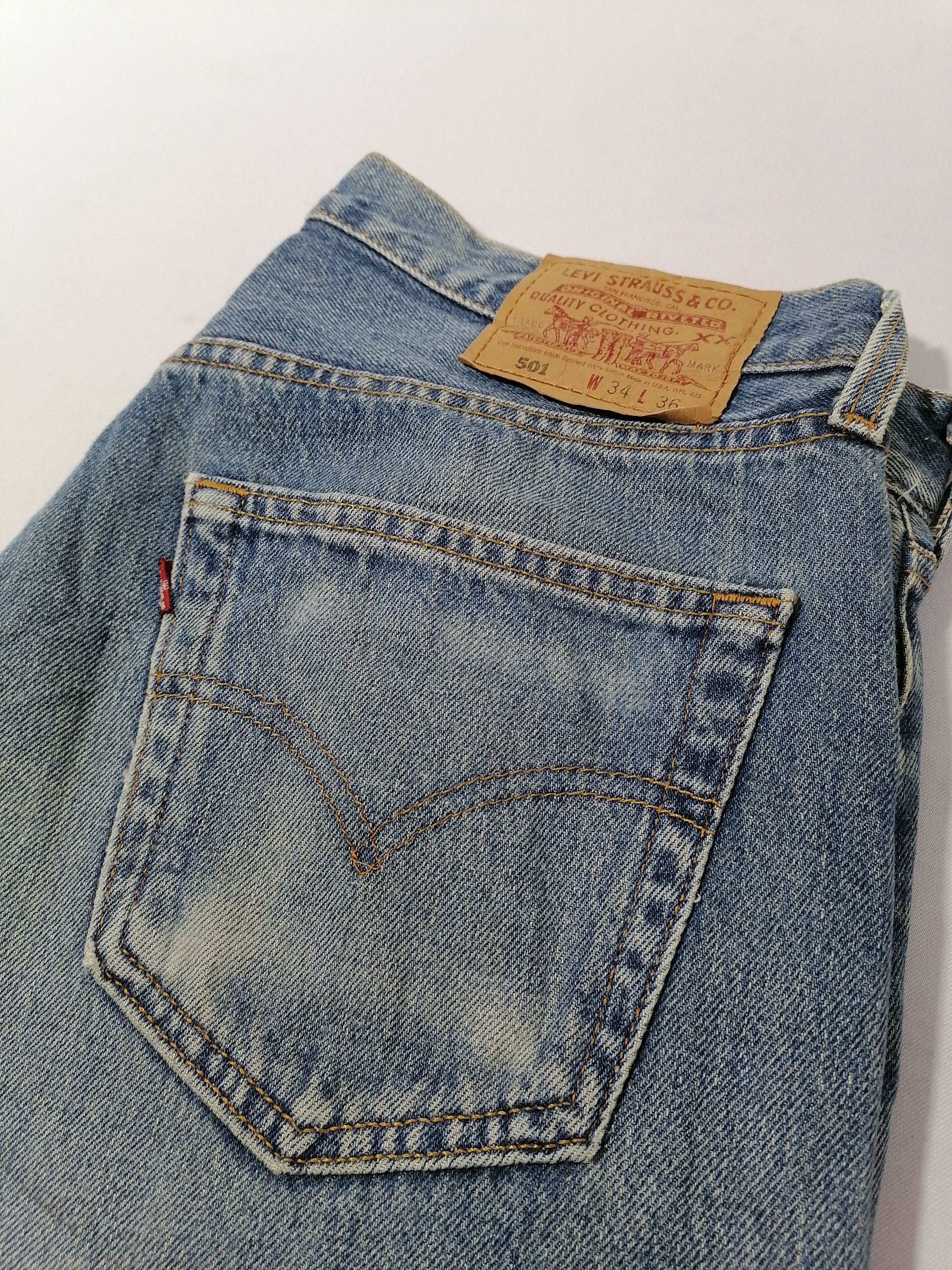 Levi's × Levi's Vintage Clothing Levi's Strauss Fly Button Denim Jeans Size US 33 - 7 Thumbnail
