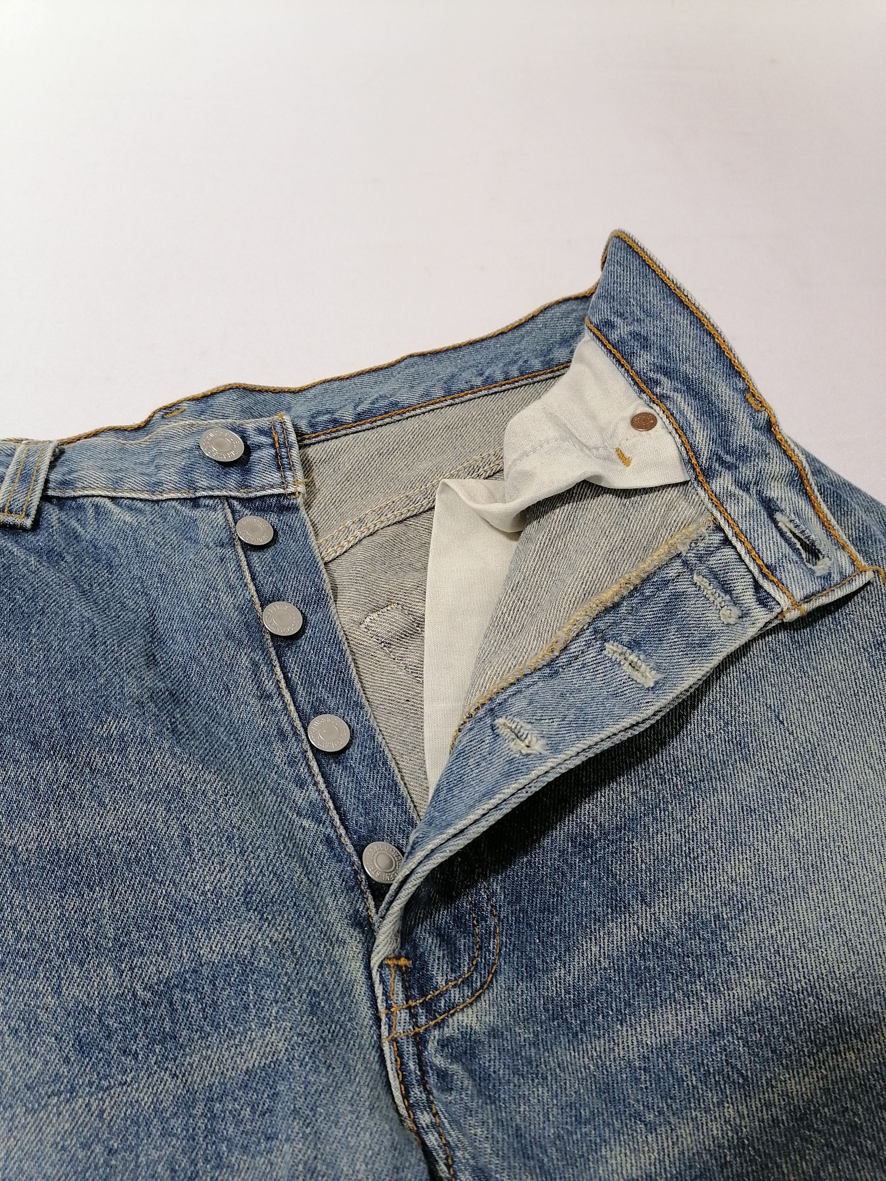 Levi's × Levi's Vintage Clothing Levi's Strauss Fly Button Denim Jeans Size US 33 - 3 Thumbnail