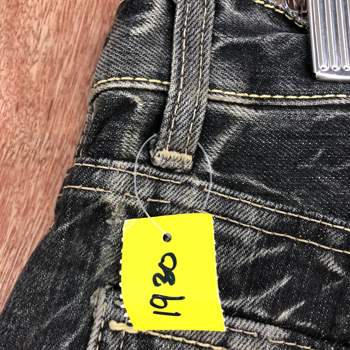 DLL Eternal Black faded Denim bush Jeans Pants #1930