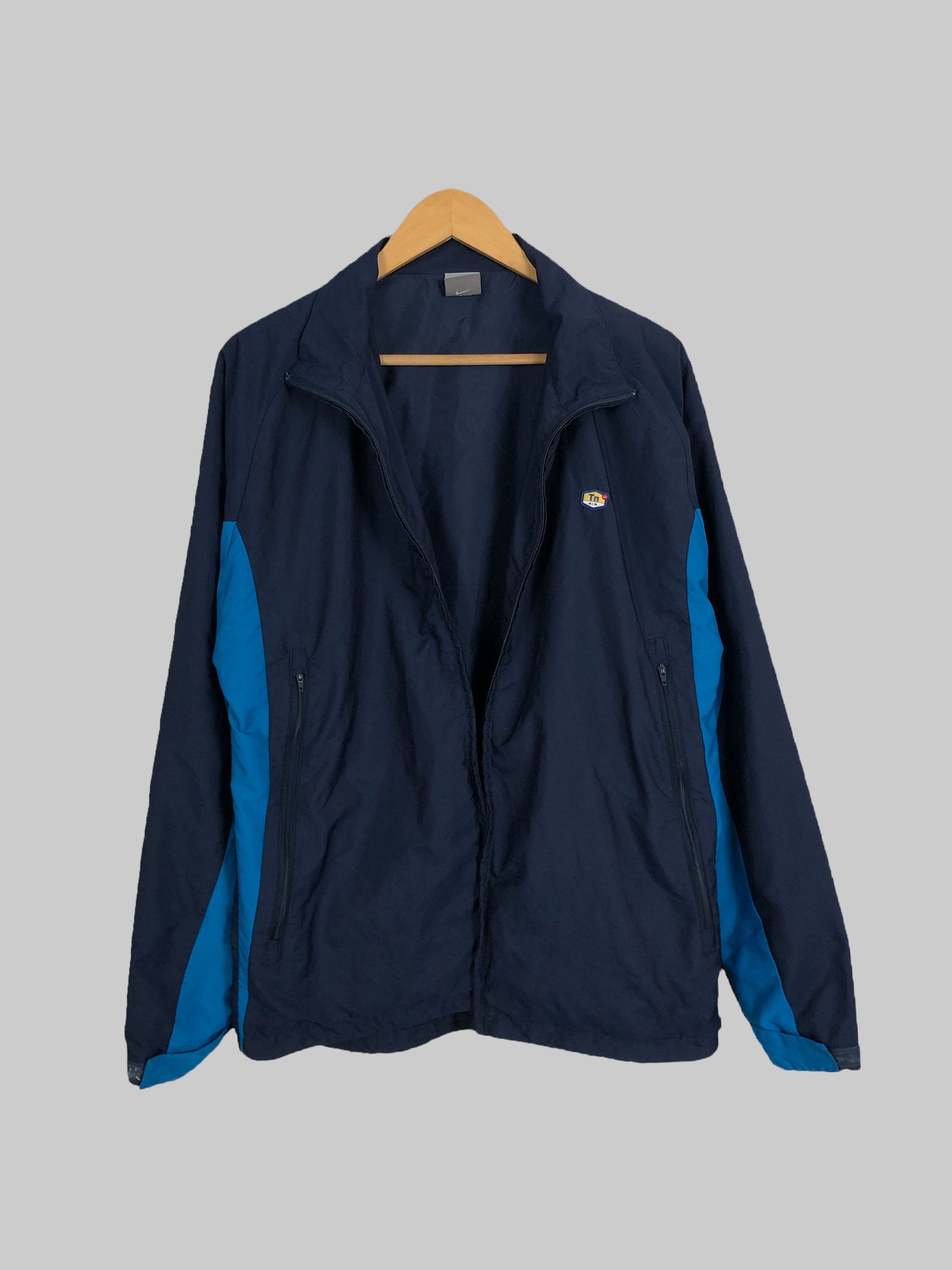 Pre-owned Nike X Vintage Nike Tn Light Jacket In Navy