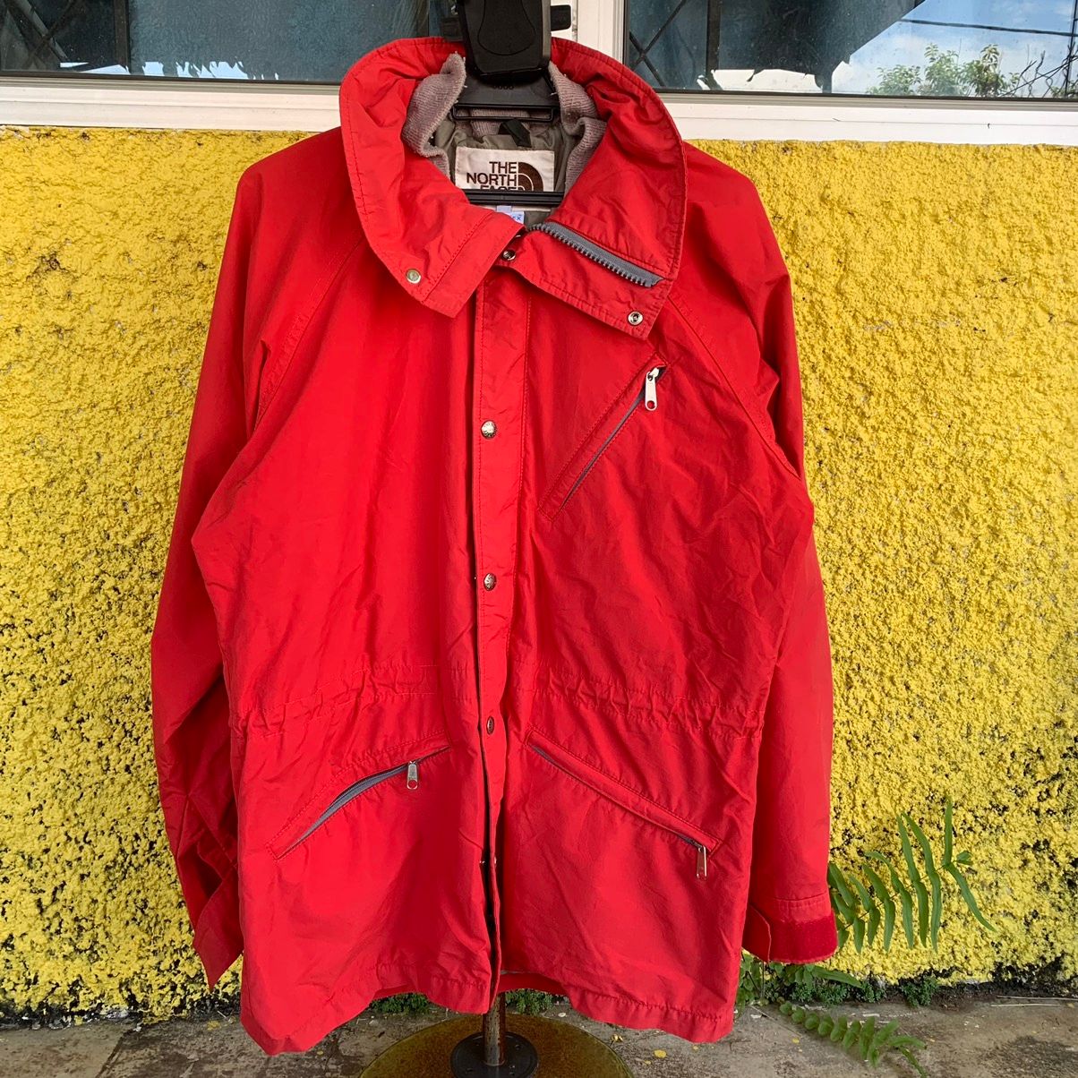Pre-owned Goretex X Made In Usa The North Face Goretex Fabric Made In Usa Light Jacket In Red