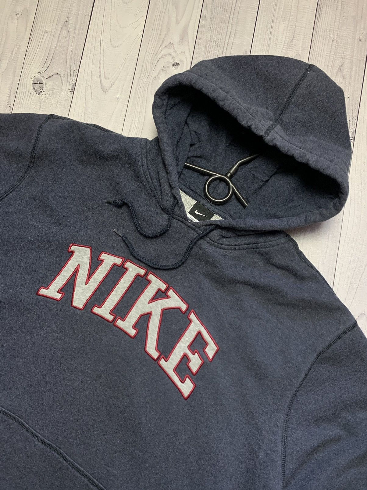Nike × Vintage Vintage Hoodie Nike big logo size XXL Size US XXL / EU 58 / 5 - 3 Thumbnail