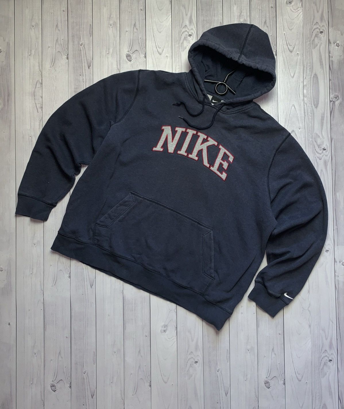 Nike × Vintage Vintage Hoodie Nike big logo size XXL Size US XXL / EU 58 / 5 - 1 Thumbnail