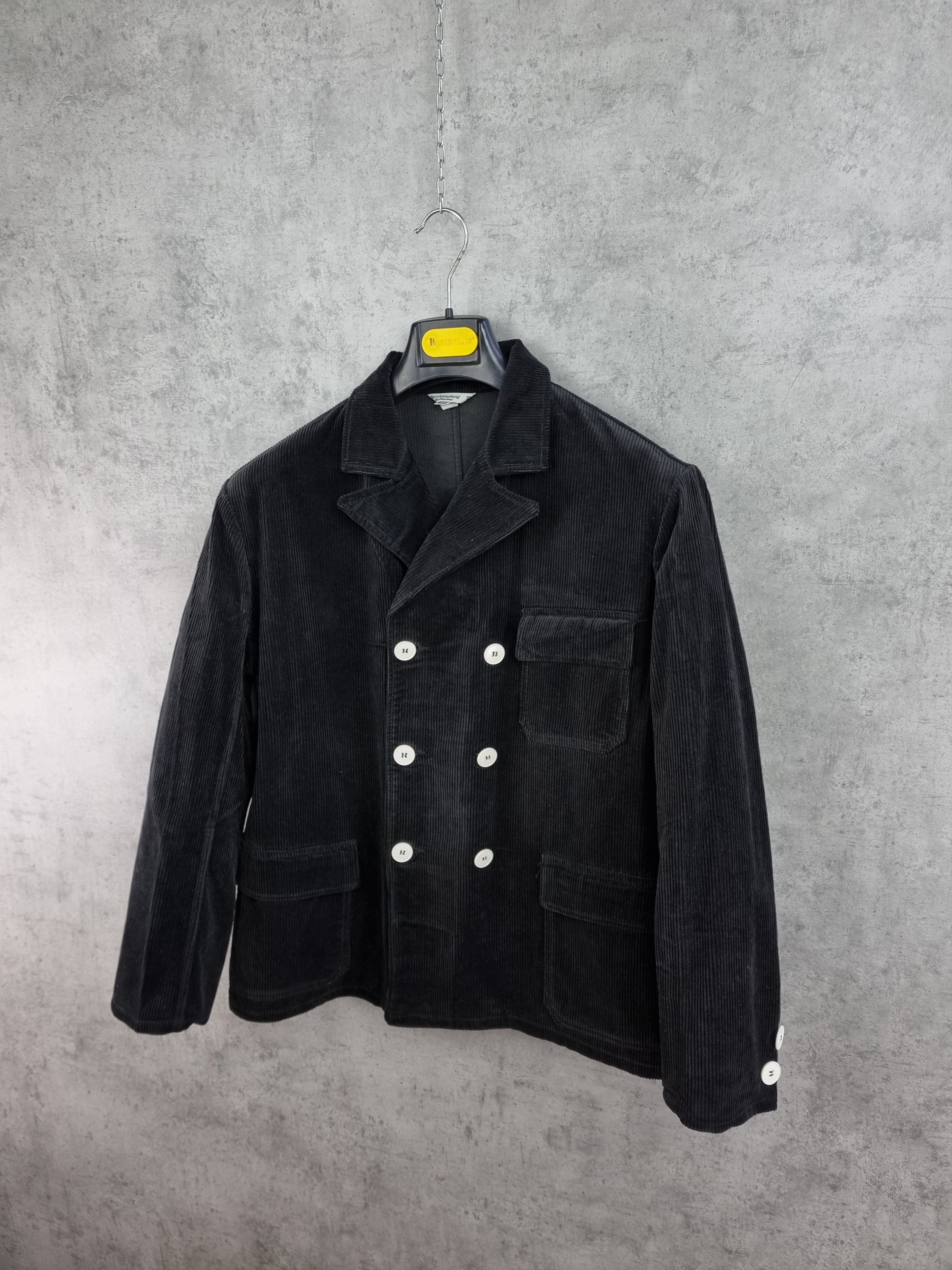 Le Laboureur × Vetra 90s Corduroy Double Breasted Light Blazer Size US L / EU 52-54 / 3 - 4 Thumbnail