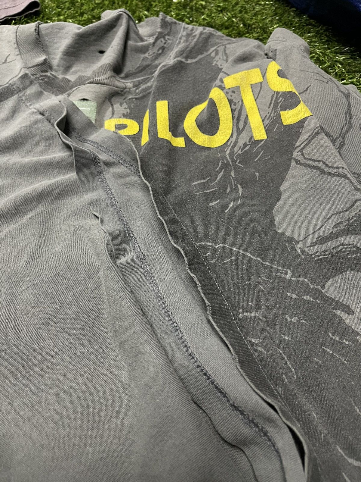 Band Tees × Vintage Rare Vintage Stone Tample Pilots Aop Distressed Tee Size US XL / EU 56 / 4 - 12 Thumbnail