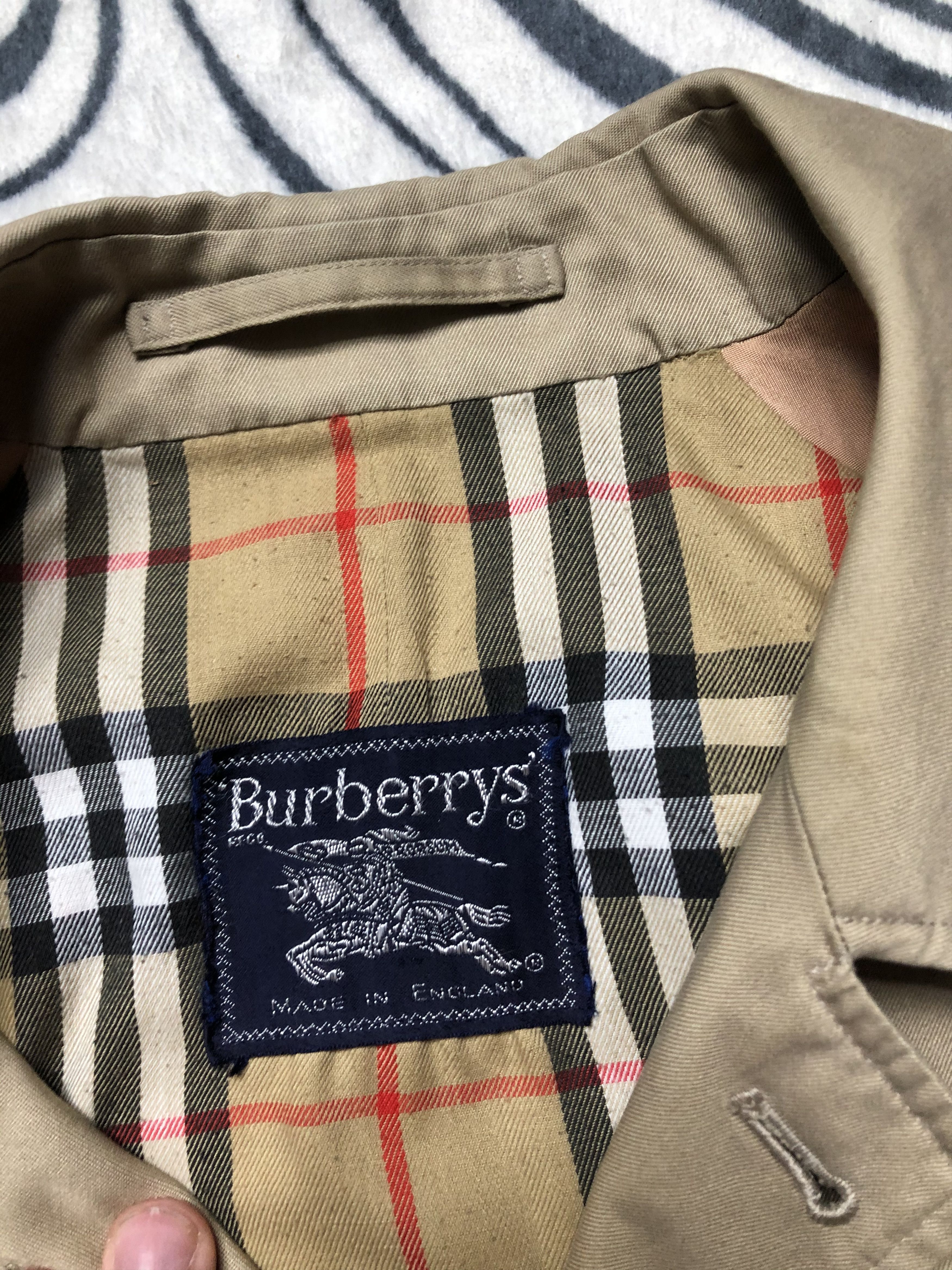 Burberry Burberrys Vintage Mens Trench Coat Jacket Size US M / EU 48-50 / 2 - 4 Thumbnail