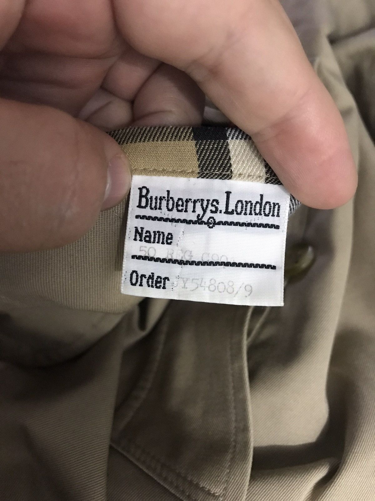 Burberry Burberrys Vintage Mens Trench Coat Jacket Size US M / EU 48-50 / 2 - 7 Thumbnail