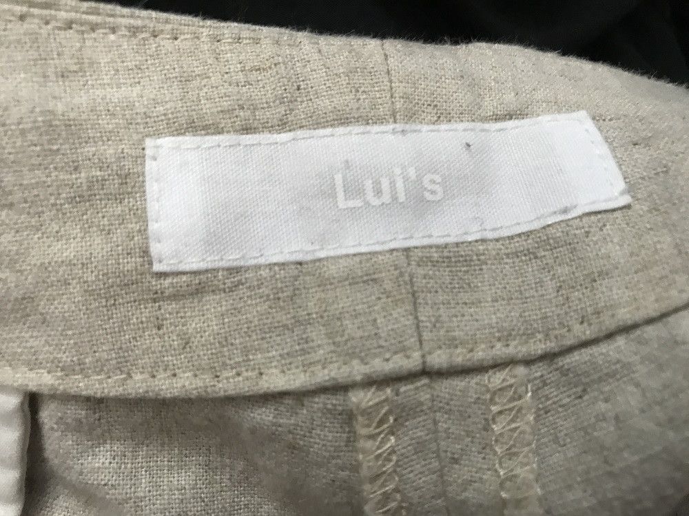 Japanese Brand × Lui's Linen Drawstring Hem Cargo Trouser Pant Size US 34 / EU 50 - 17 Thumbnail